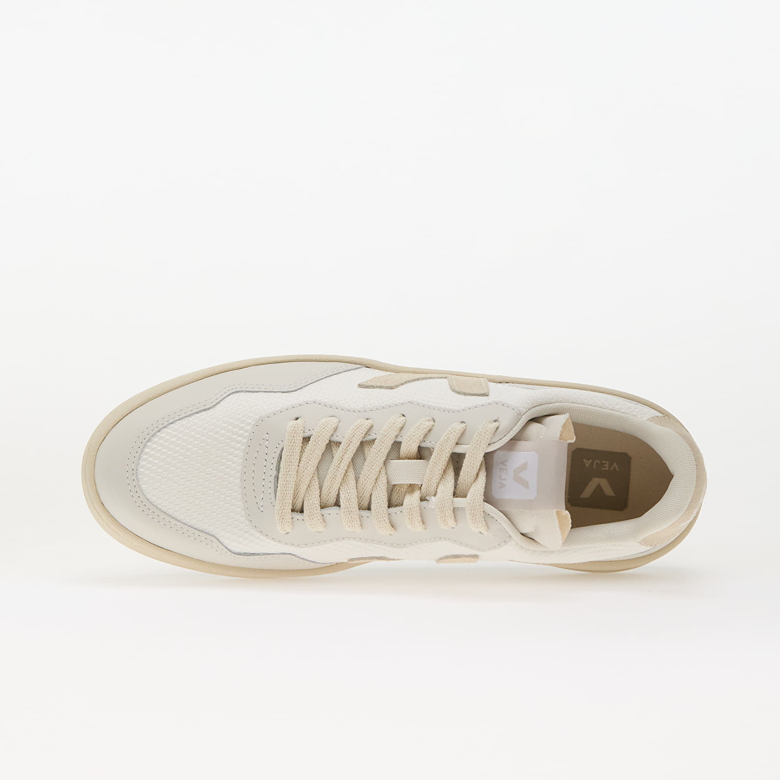 Zapatillas y zapatos de hombre Veja V-90 B-Mesh White_Pierre