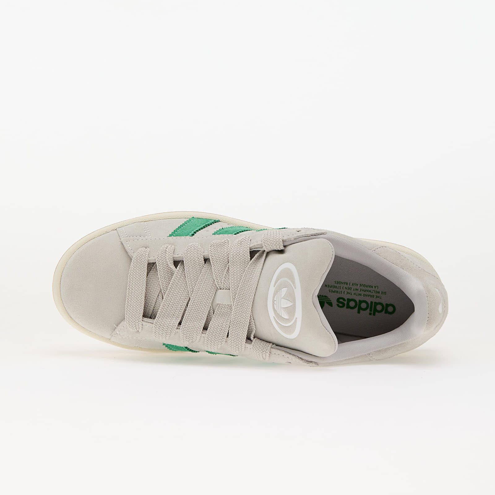 Herenschoenen adidas Campus 00s Grey One/ Green/ Off White
