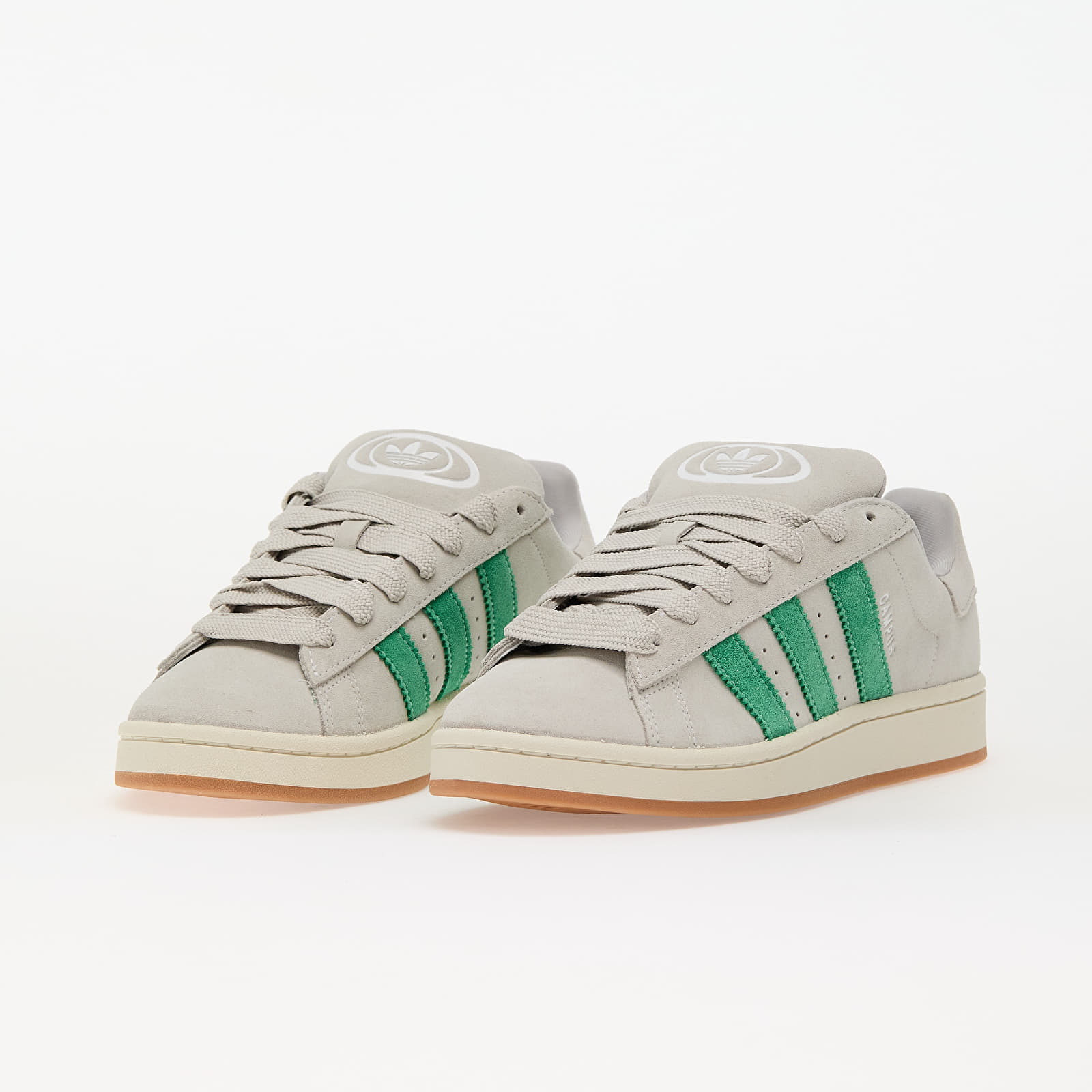 Herenschoenen adidas Campus 00s Grey One/ Green/ Off White