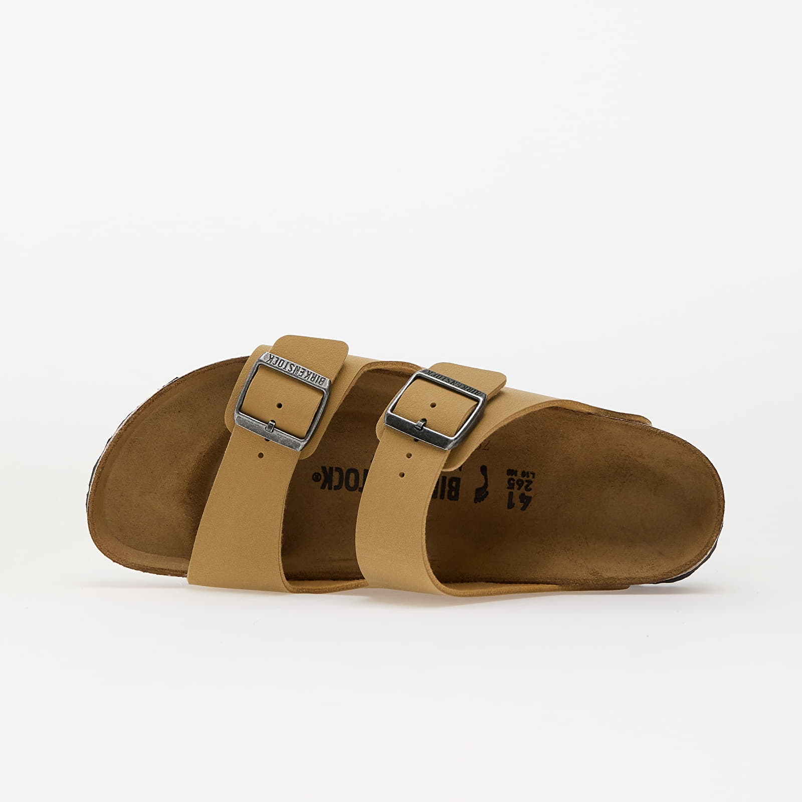 Dámské tenisky a boty Birkenstock Arizona Birko-Flor Birkibuc Birkibuc Latte Cream