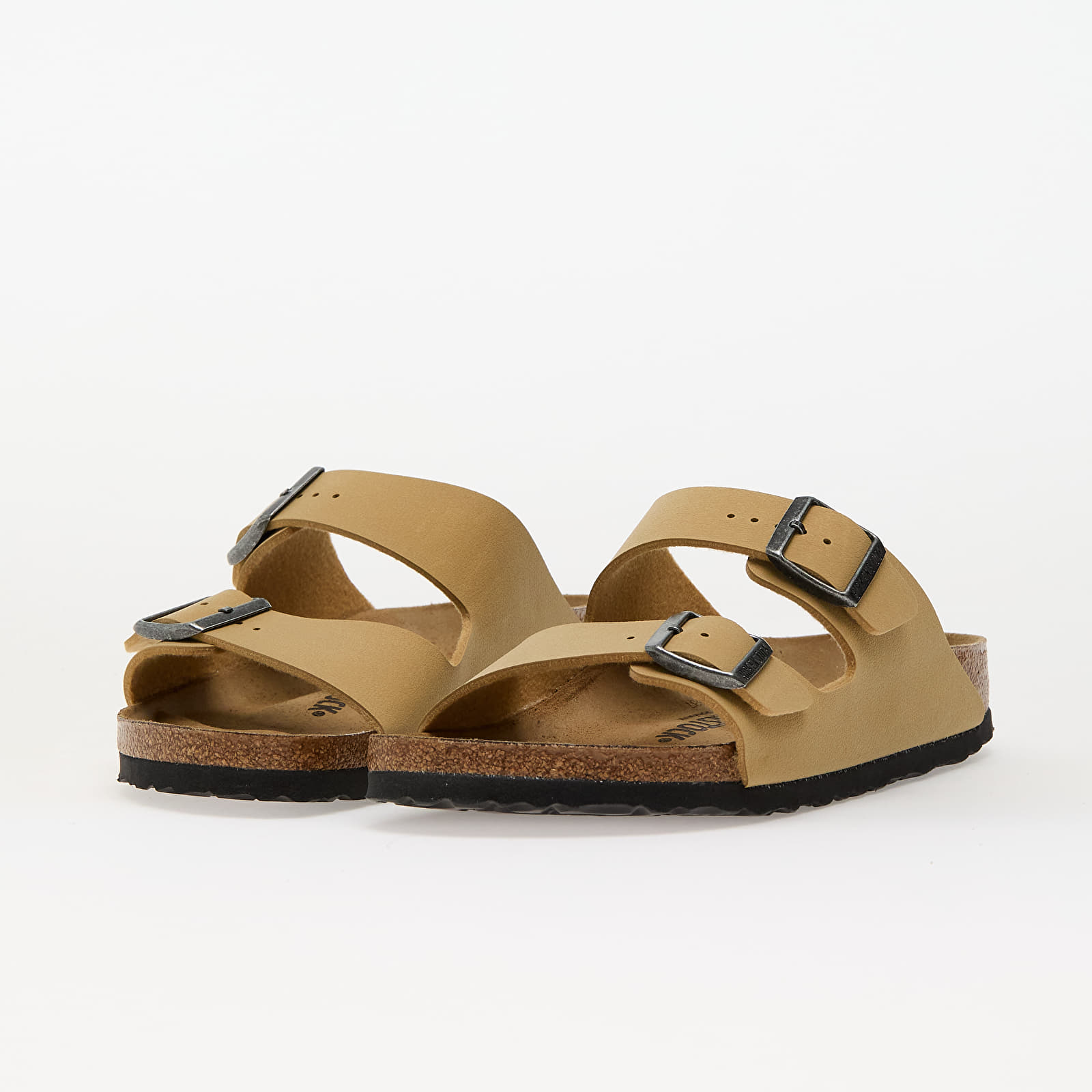 Dámské tenisky a boty Birkenstock Arizona Birko-Flor Birkibuc Birkibuc Latte Cream