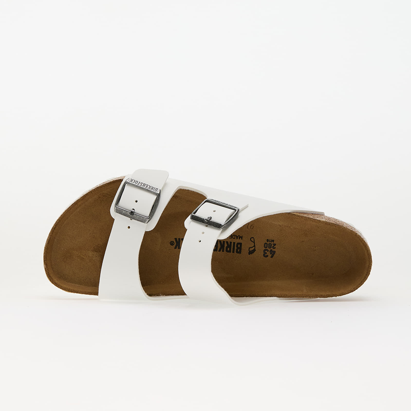 Men's sneakers and shoes Birkenstock Arizona Birko-Flor White