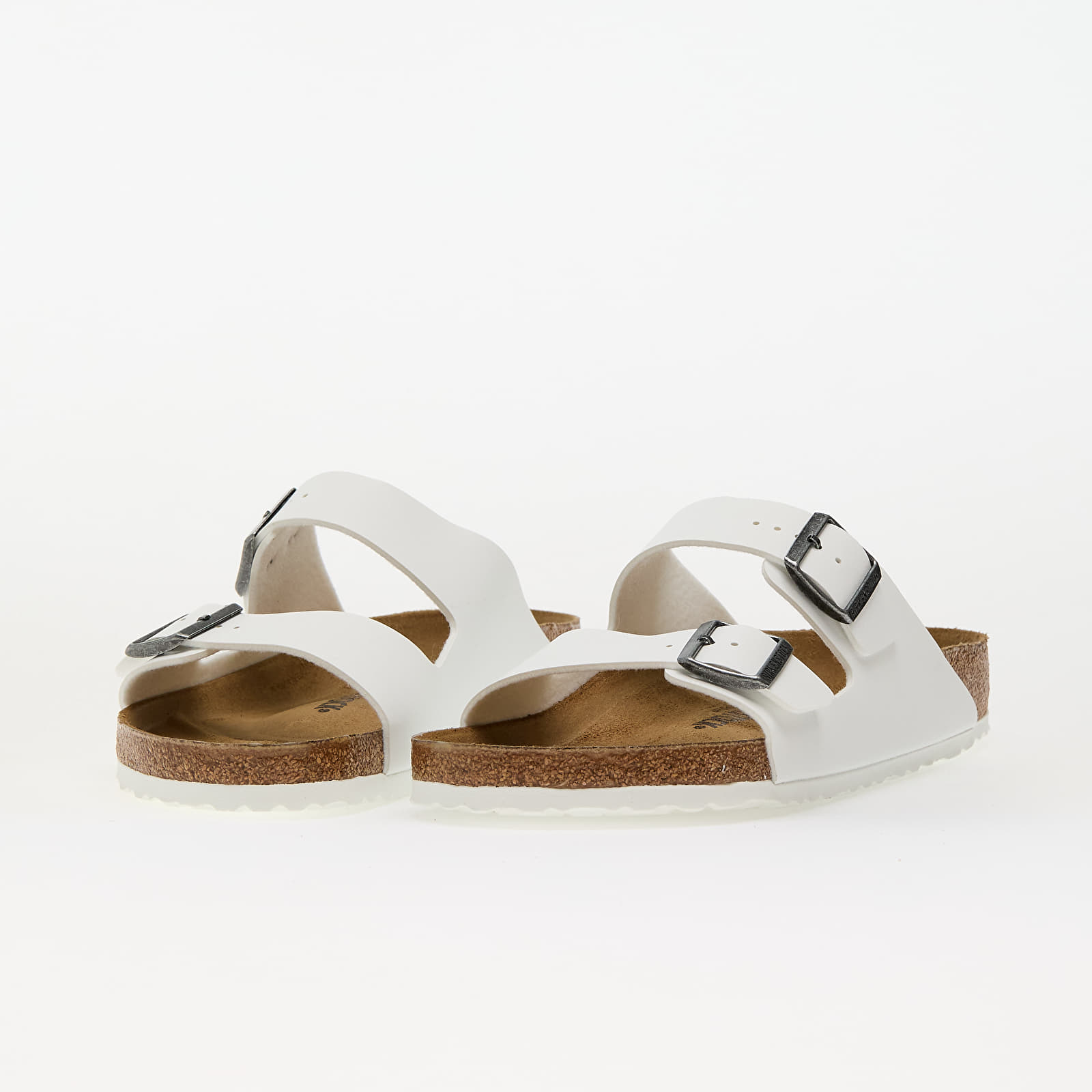 Men's sneakers and shoes Birkenstock Arizona Birko-Flor White