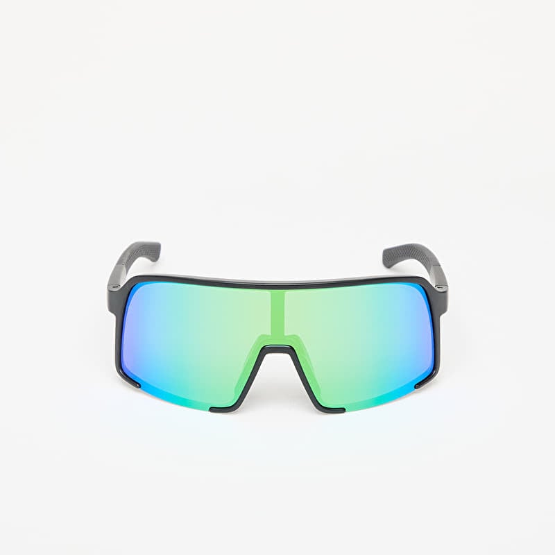 Solbriller Horsefeathers Magnum Sunglasses Matt Black/ Mirror Green