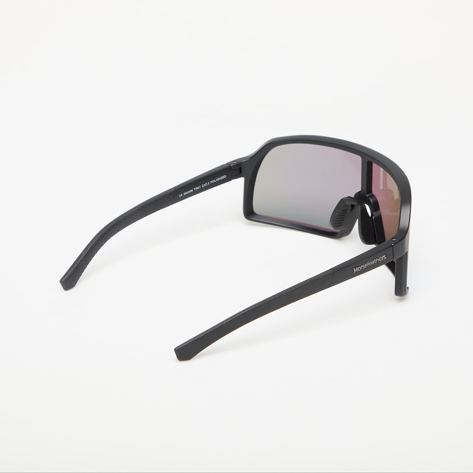 Meeste päikeseprillid Horsefeathers Magnum Sunglasses Matt Black/ Mirror Green