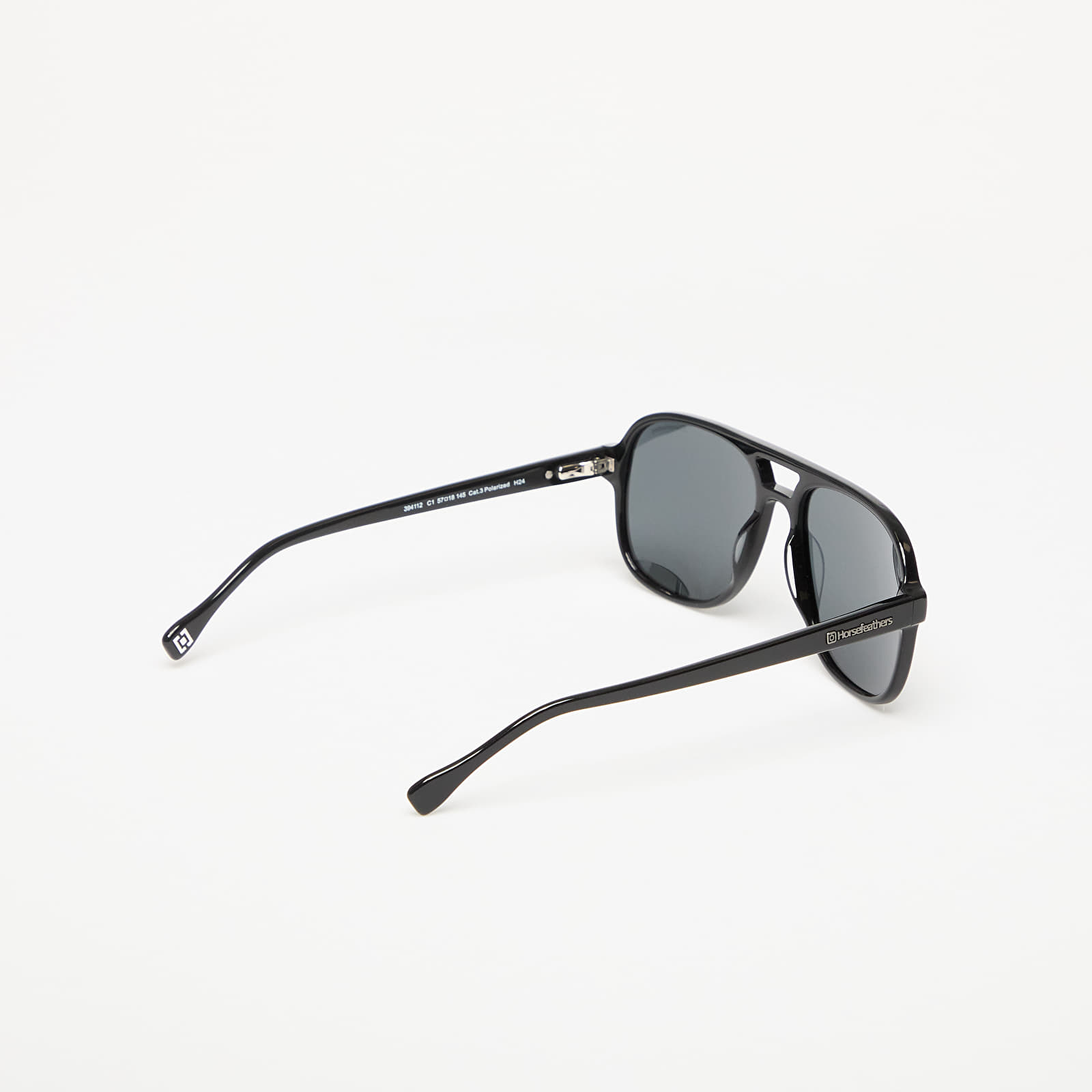 Meeste päikeseprillid Horsefeathers Corp Sunglasses Gloss Black/ Gray