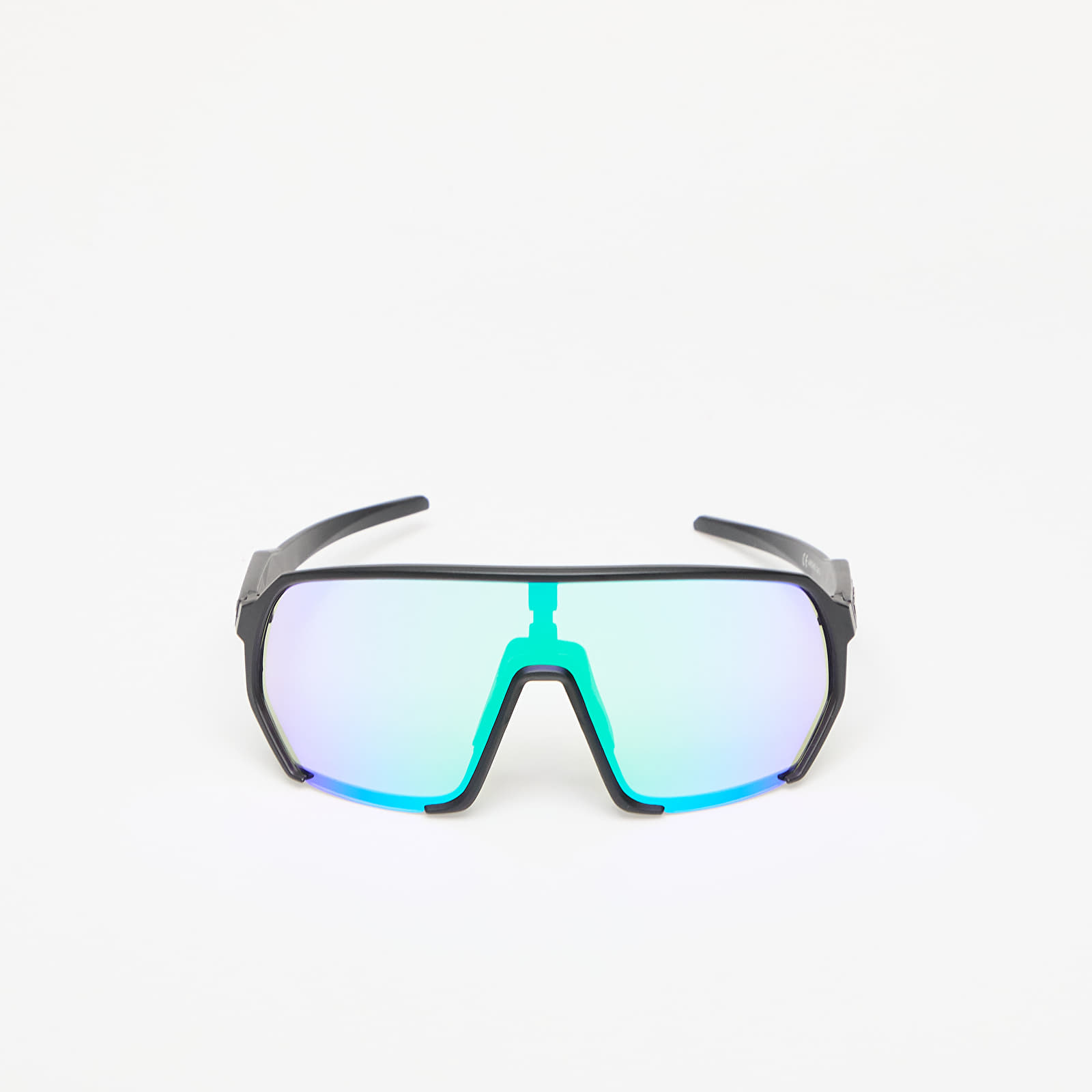 Męskie okulary przeciwsłoneczne Horsefeathers Archie Bike Sunglasses Black/ Mirror Green