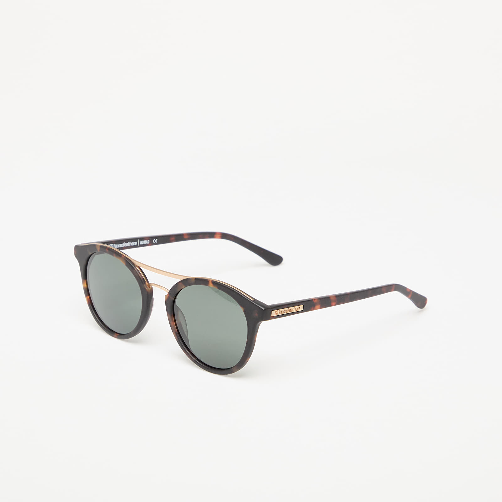 Meeste päikeseprillid Horsefeathers Nomad Sunglasses Matt Havana/ Green