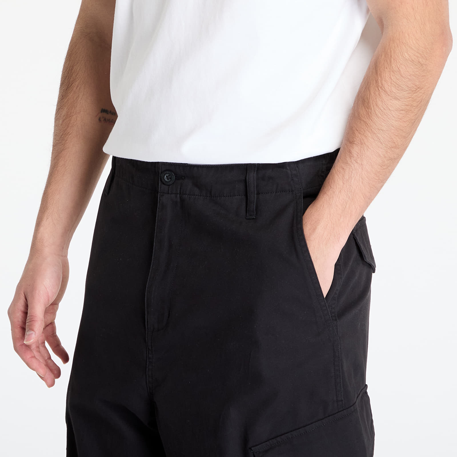 Meeste püksid Carhartt WIP Unit Pant Black Stone Washed