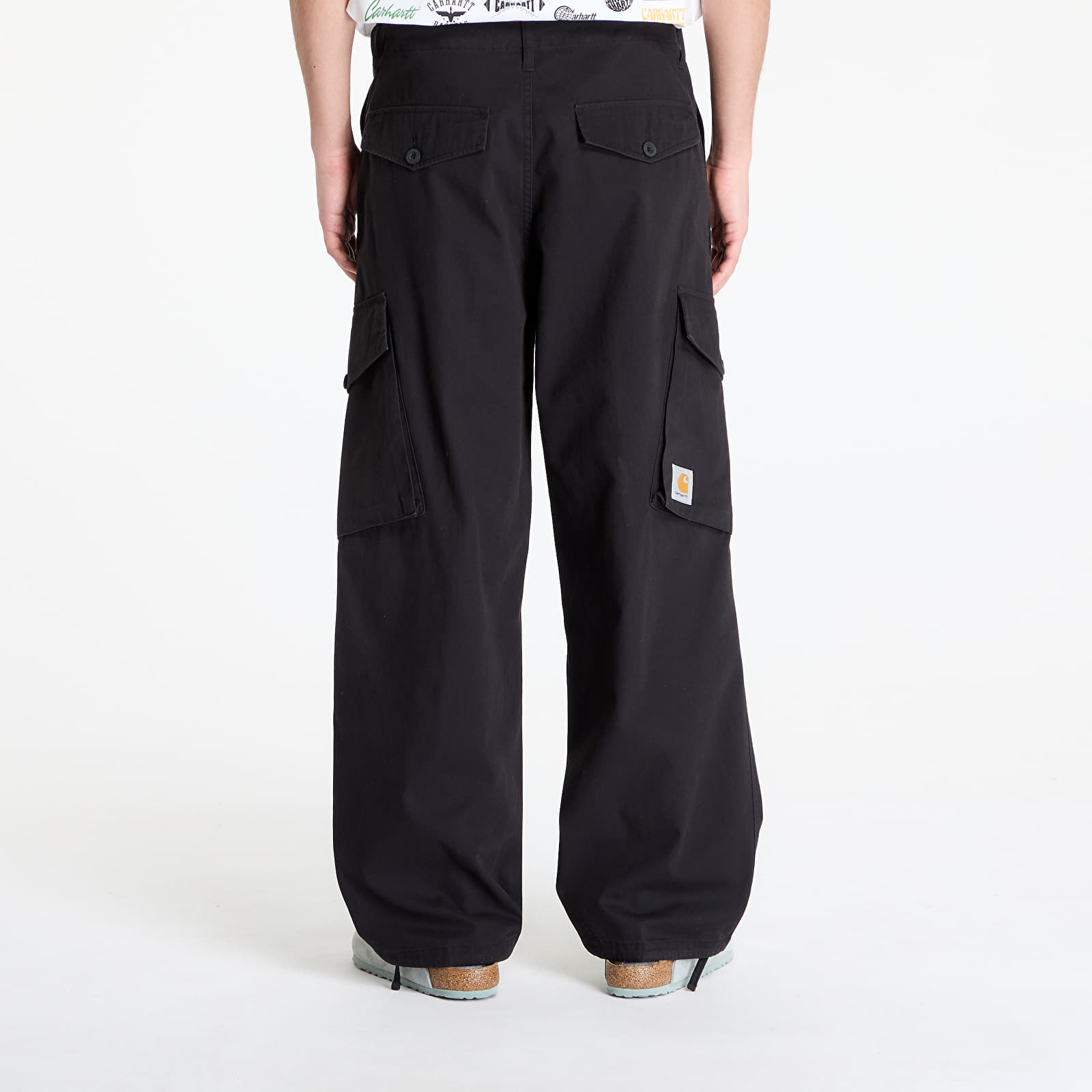 Meeste püksid Carhartt WIP Unit Pant Black Stone Washed
