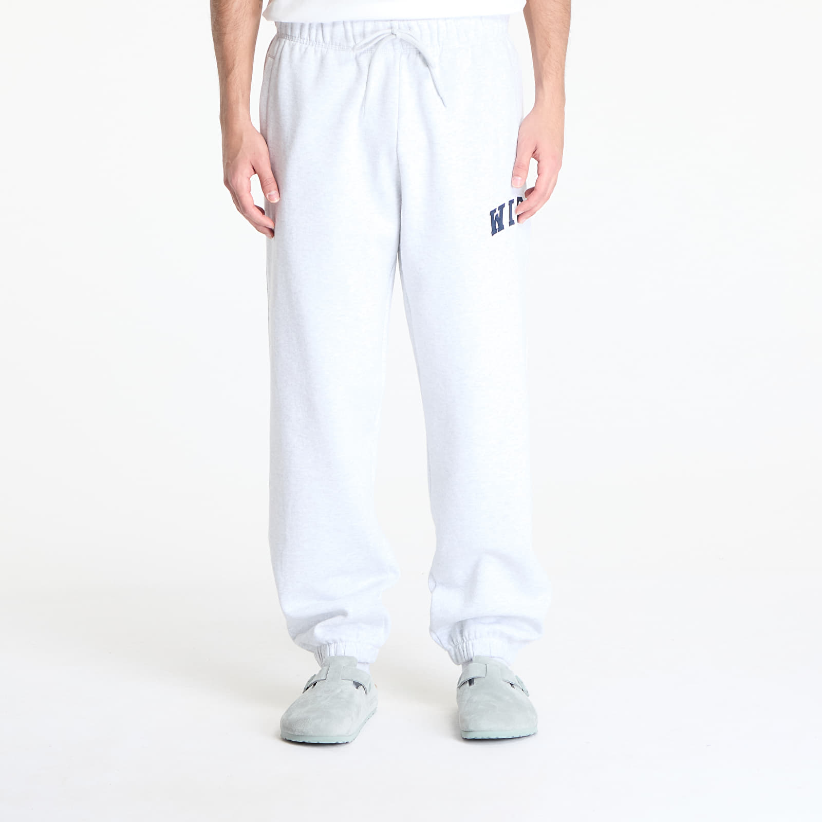 Pantalons pour hommes Carhartt WIP WIP Sweat Pant Ash Heather Stone Washed