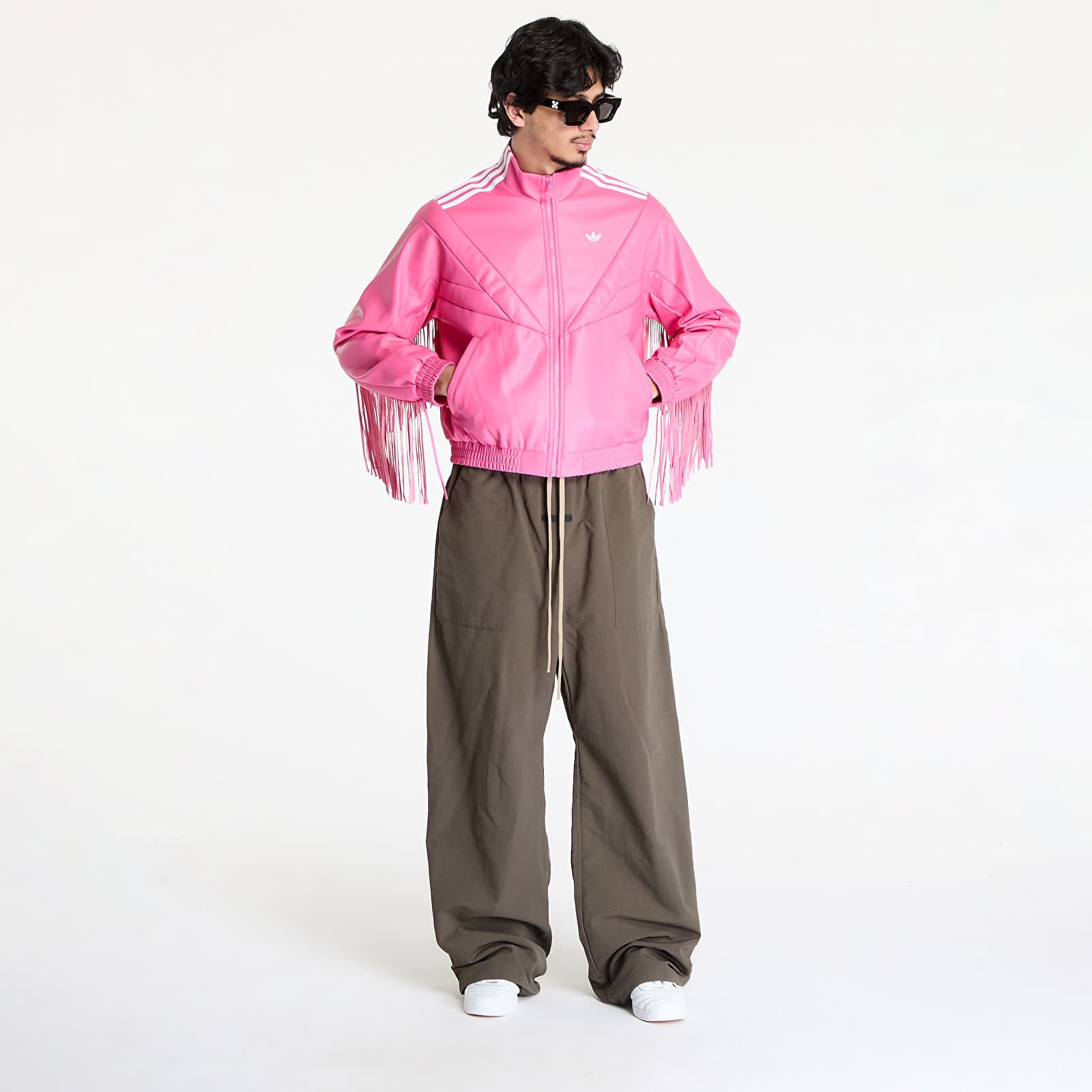 Men's jackets adidas x Minecraft Jacket Pink/ Pulse Magenta