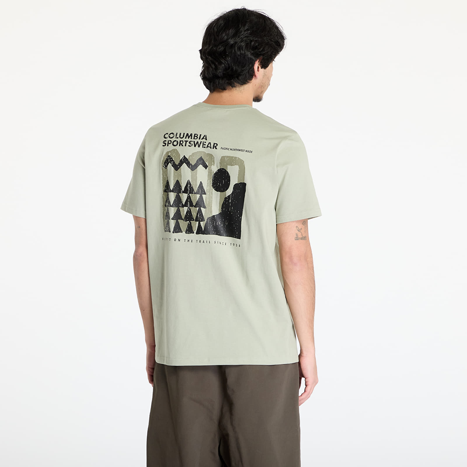 Meeste T-särgid Columbia Explorers Canyon™ Back SS Tee Safari/ Explore Outdoors