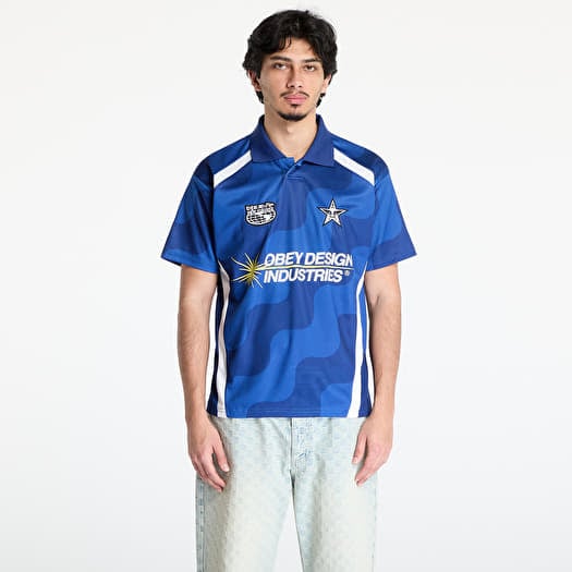 Dres OBEY Soccer Jersey Blue Multi