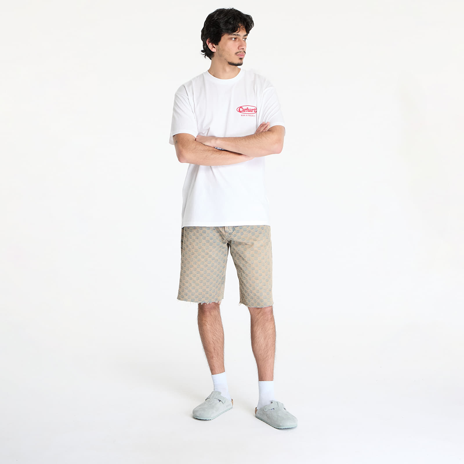 Camisetas hombre Carhartt WIP Shortsleeve Logo T-Shirt UNISEX White