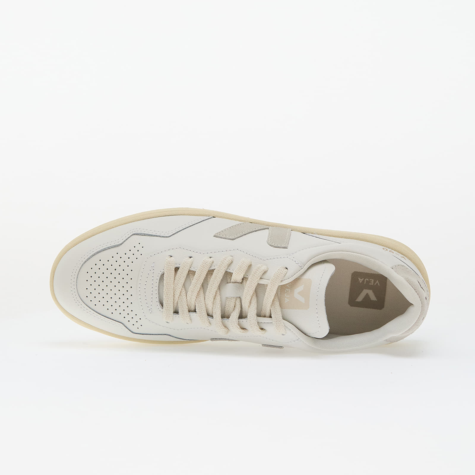 Men's sneakers and shoes Veja V-90 O.T Leather Ex-White Natural