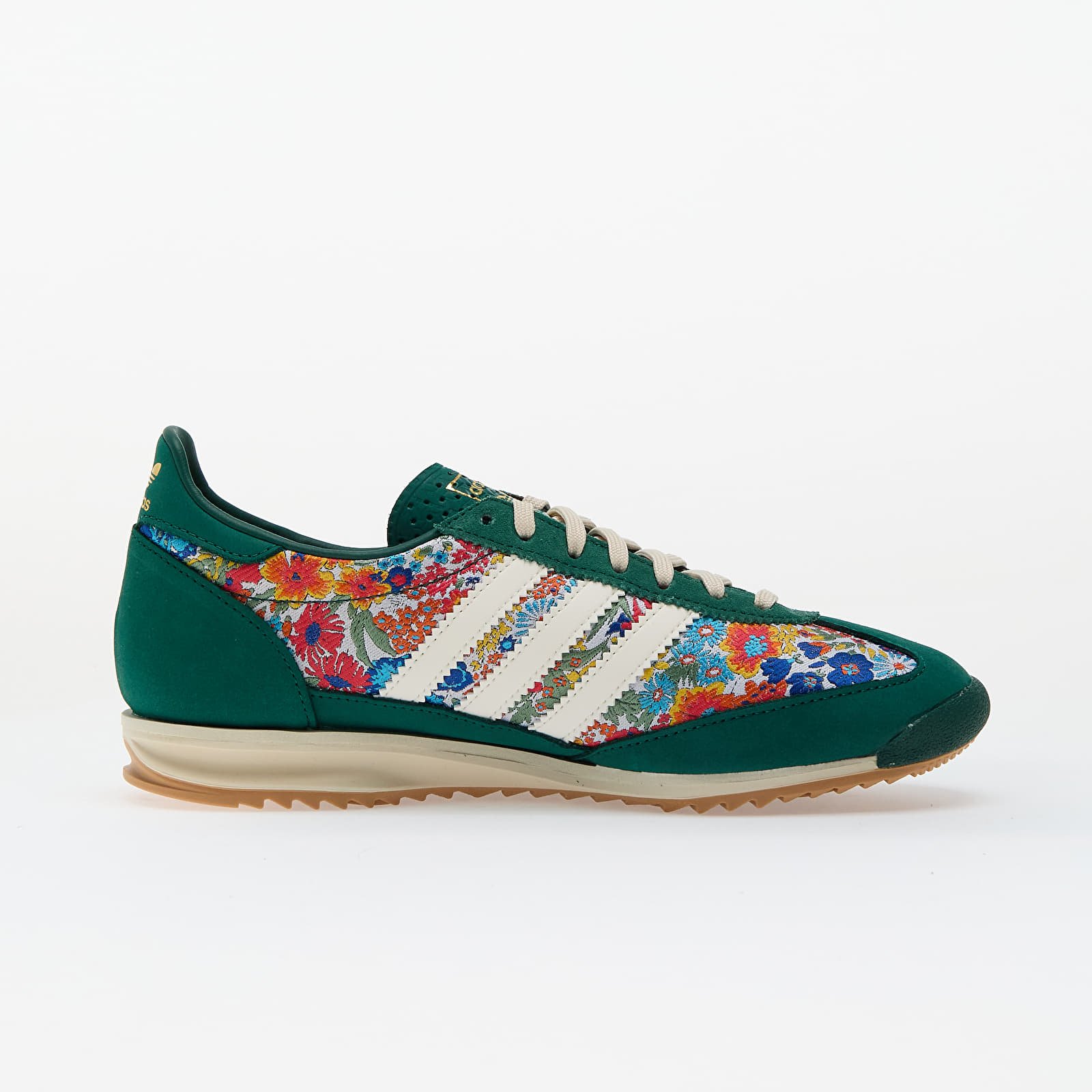 Zapatillas mujer adidas x Liberty London SL 72 Og W Collegiate Green/ Crew White/ Gum
