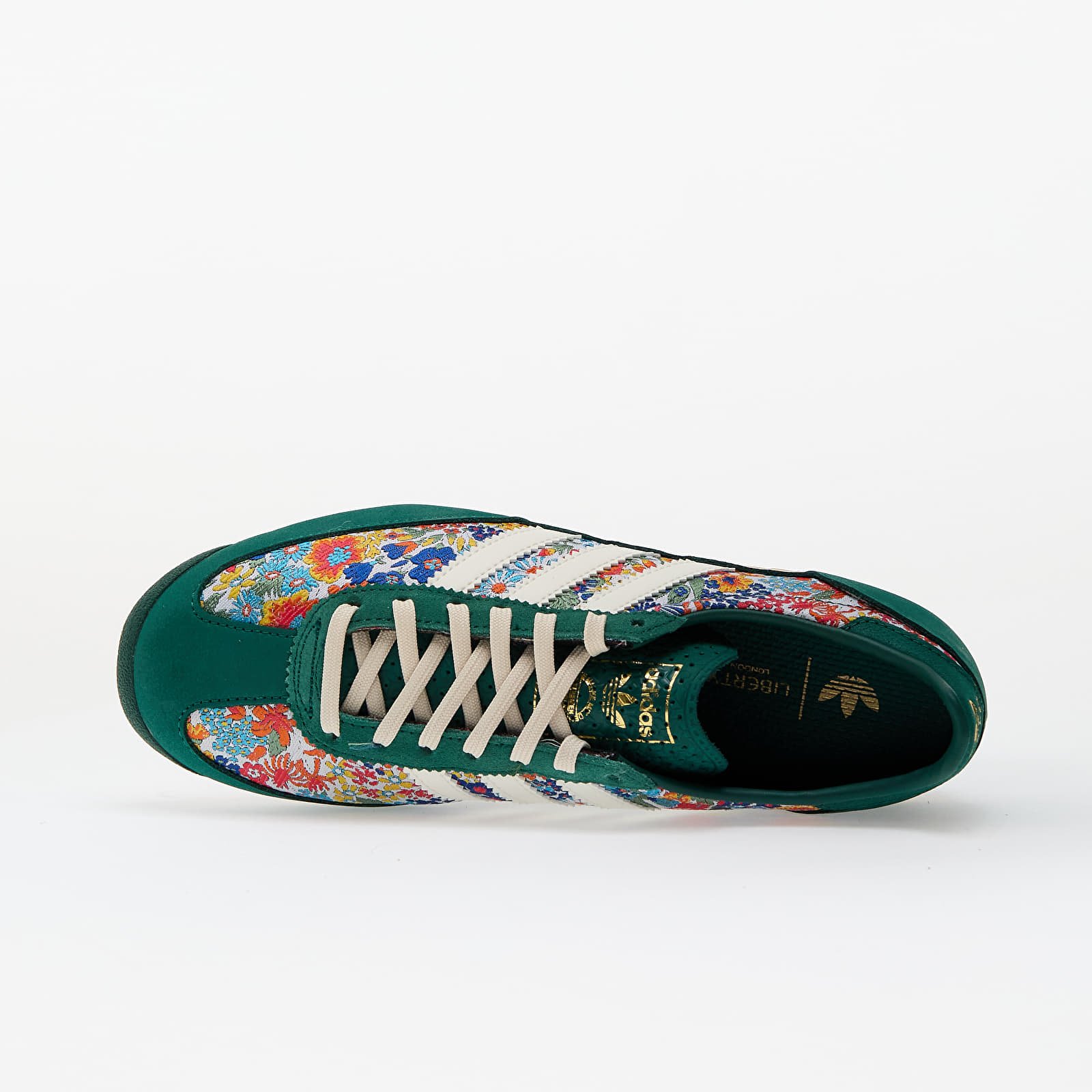 Zapatillas mujer adidas x Liberty London SL 72 Og W Collegiate Green/ Crew White/ Gum