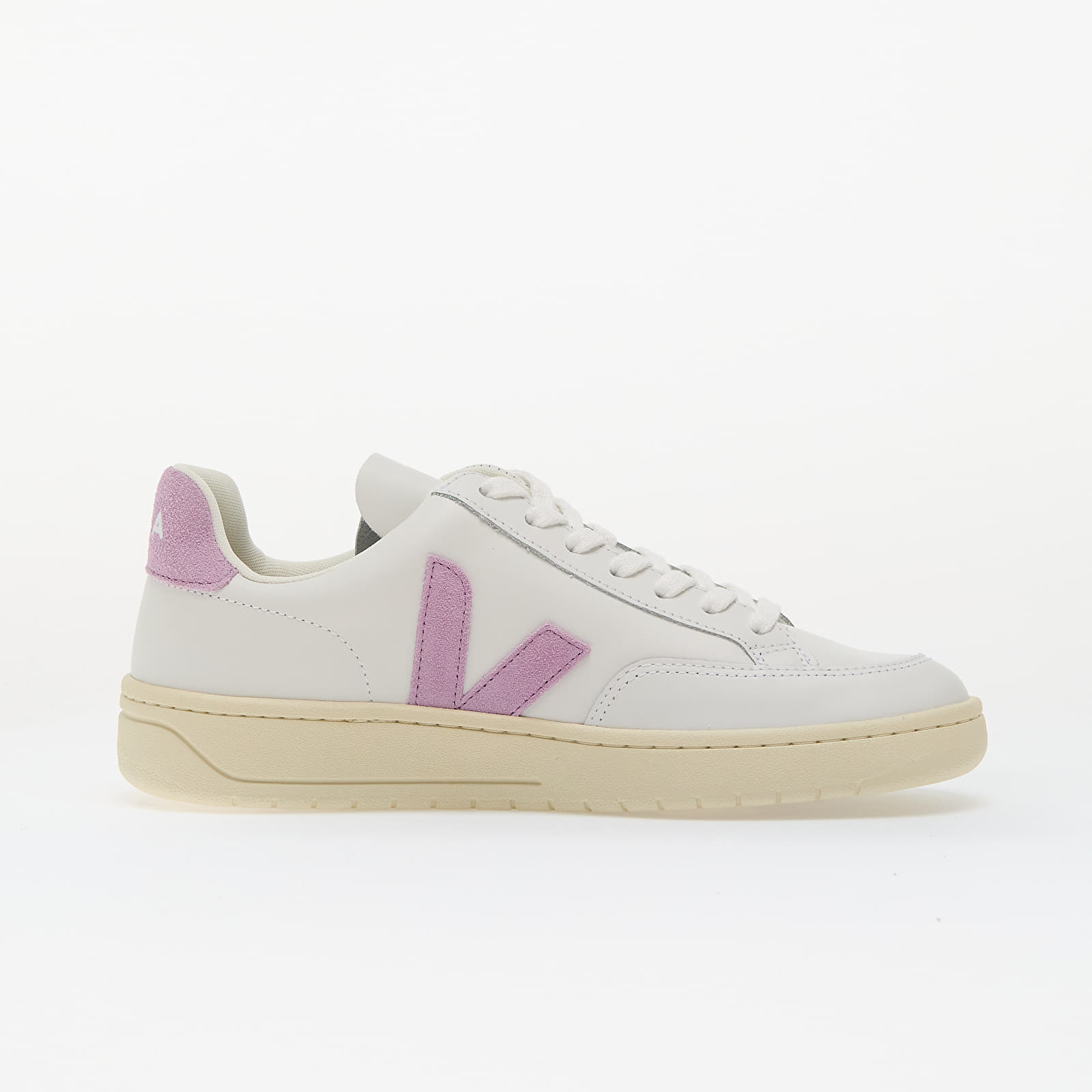 Zapatillas mujer Veja W V-12 Leather Extra-White_Orchid