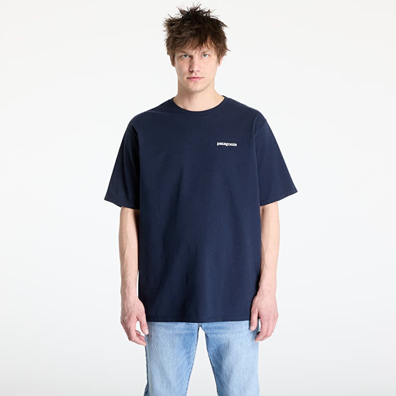 T-krekls Patagonia Men's P-6 Logo Responsibili-Tee® New Navy