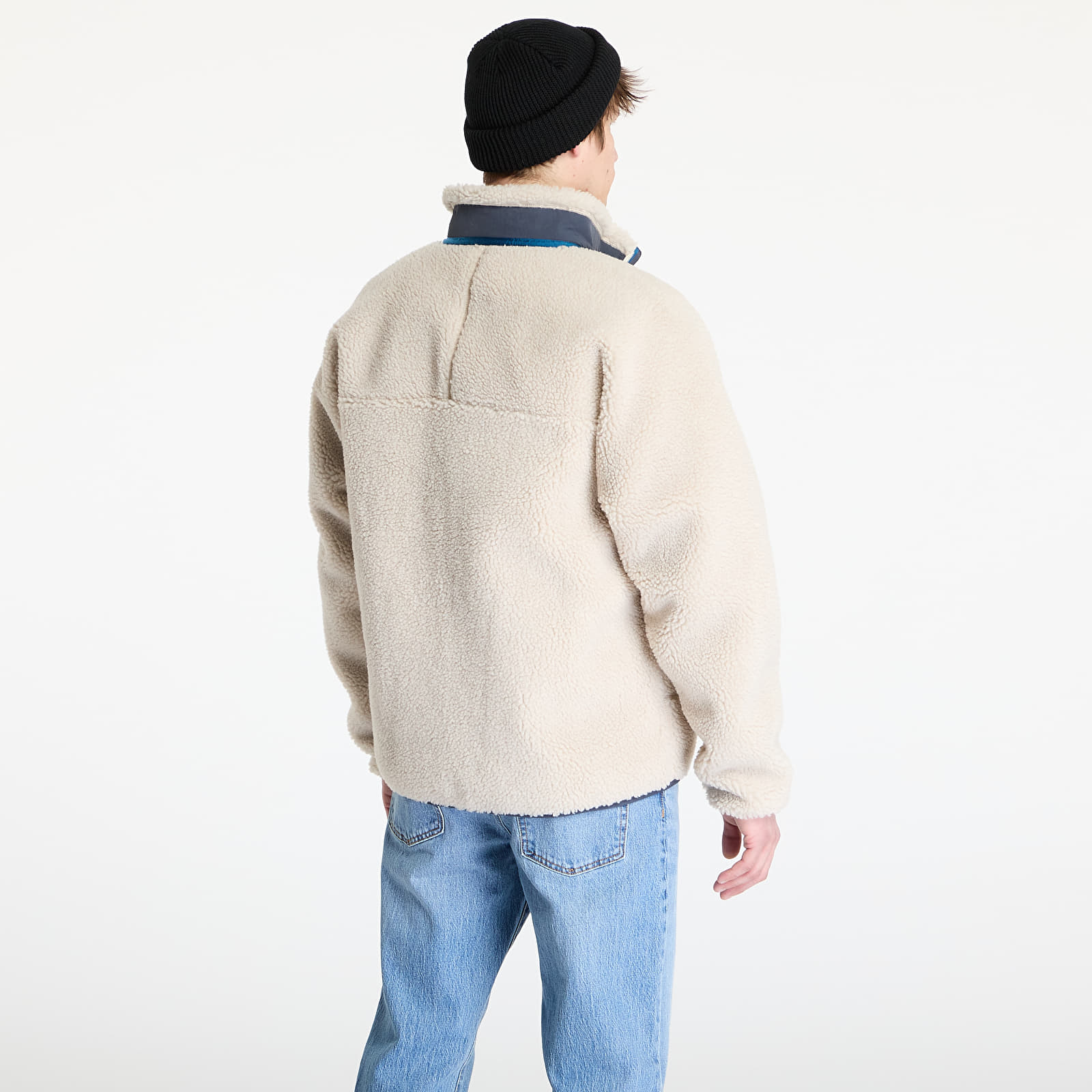 Joped Patagonia Men's Classic Retro-X Jacket Natural/ Smolder Blue