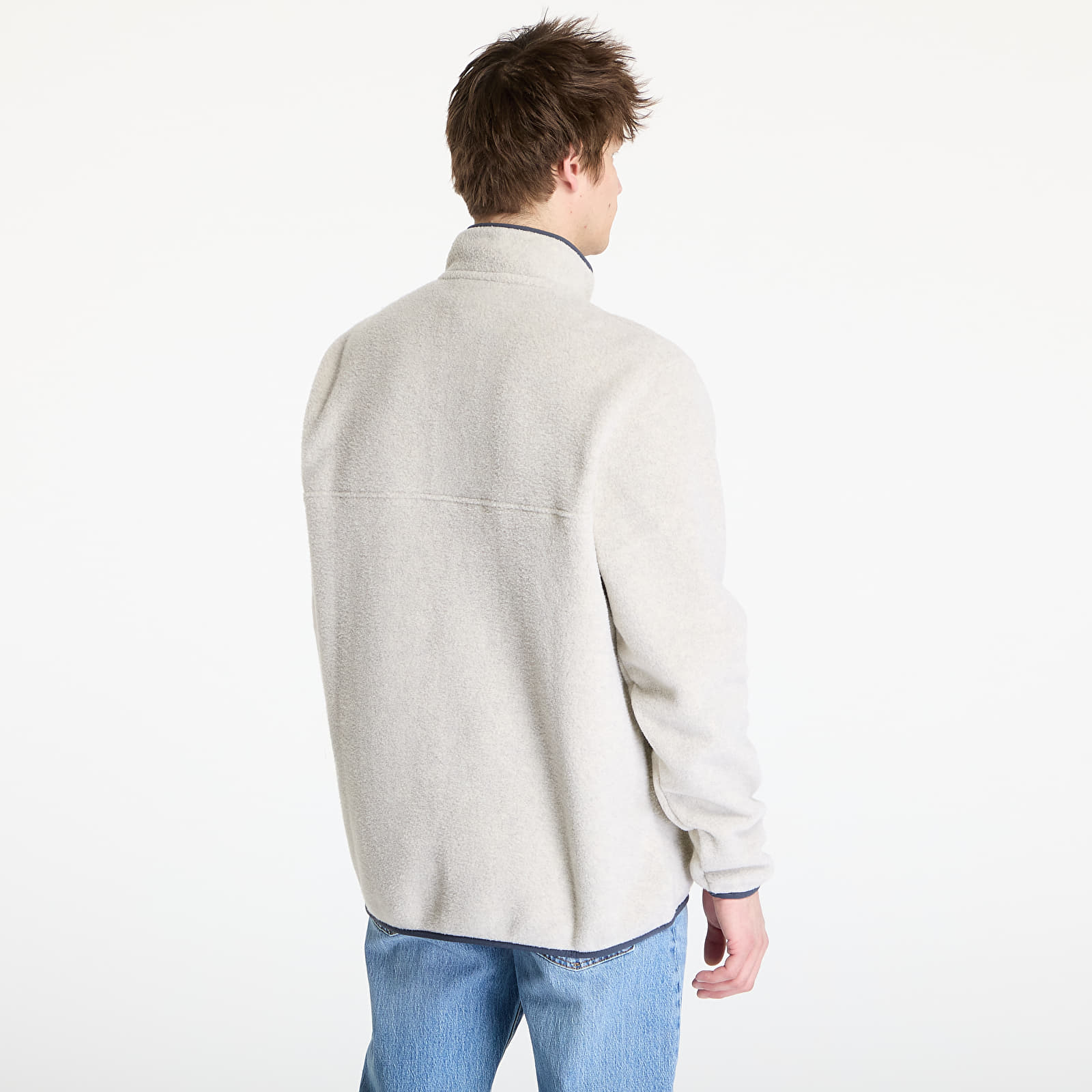 Kapuutsikud ja kampsunid Patagonia Men's Lightweight Synchilla® Snap-T® Fleece Pullover Oatmeal Heather/ Smolder Blue