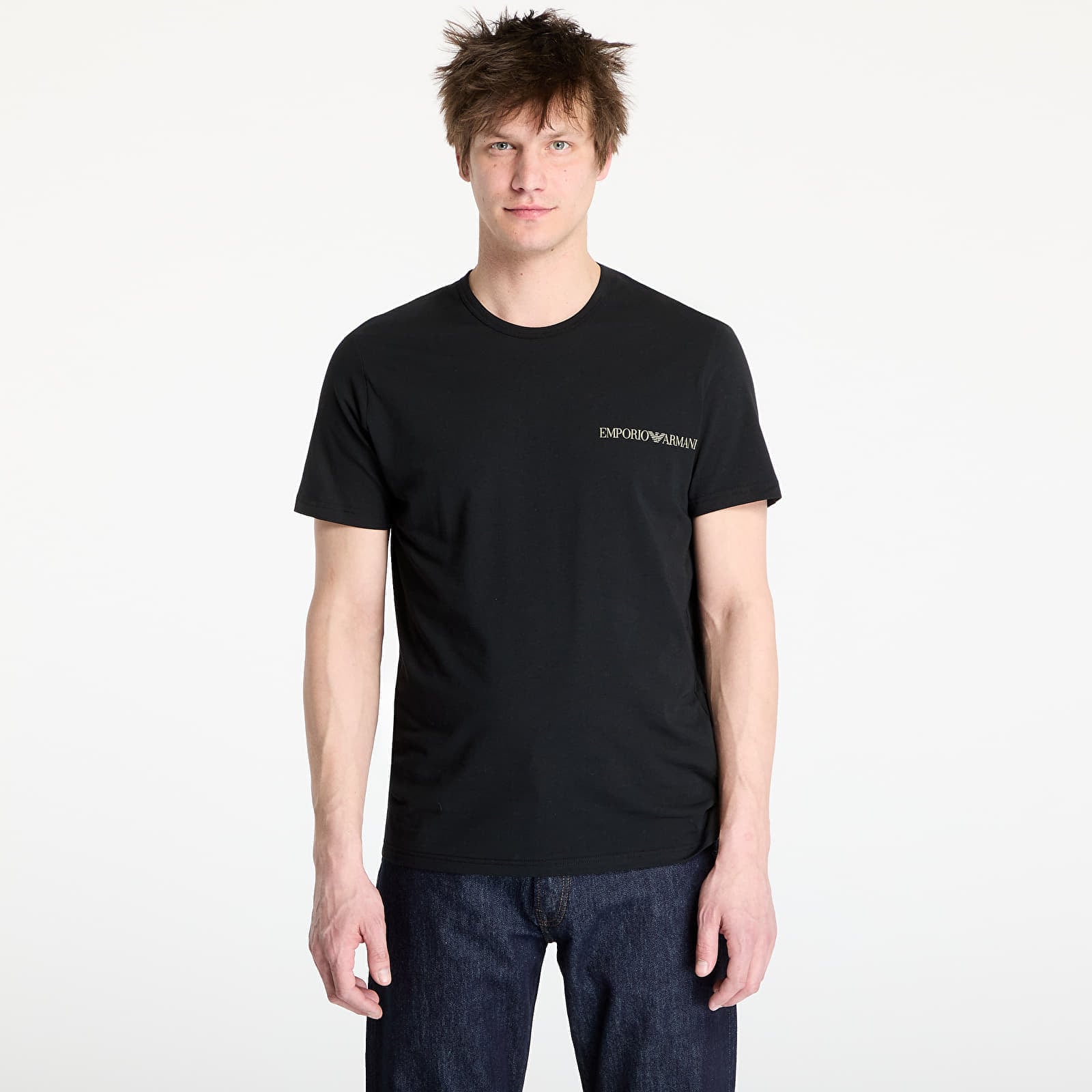 Tricou EA7 Emporio Armani 2-Pack Crew Neck T-Shirt Black/ Black L