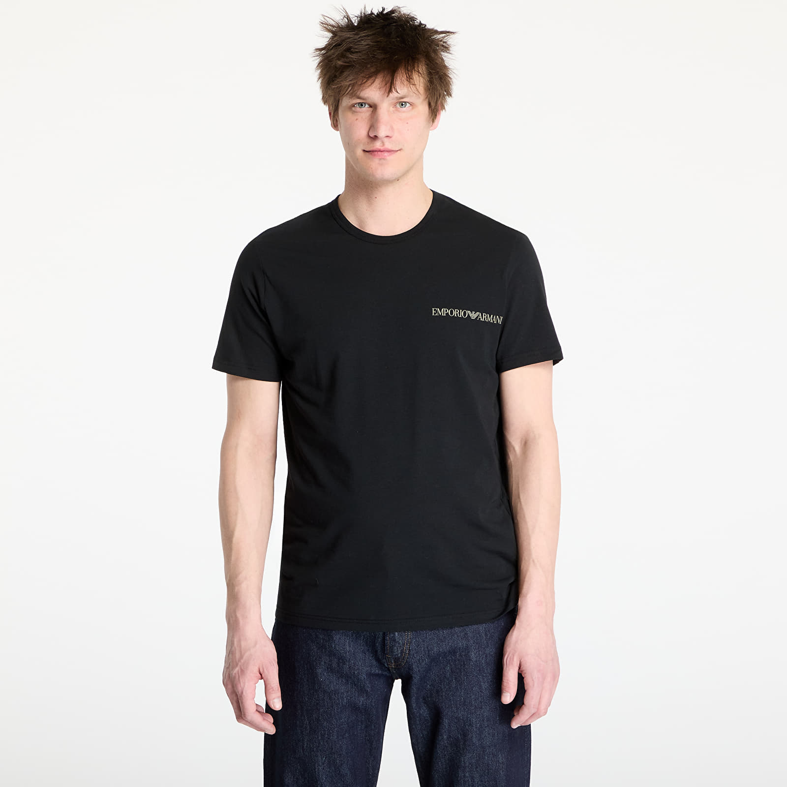 T-shirts EA7 Emporio Armani 2-Pack Crew Neck T-Shirt Black/ Black