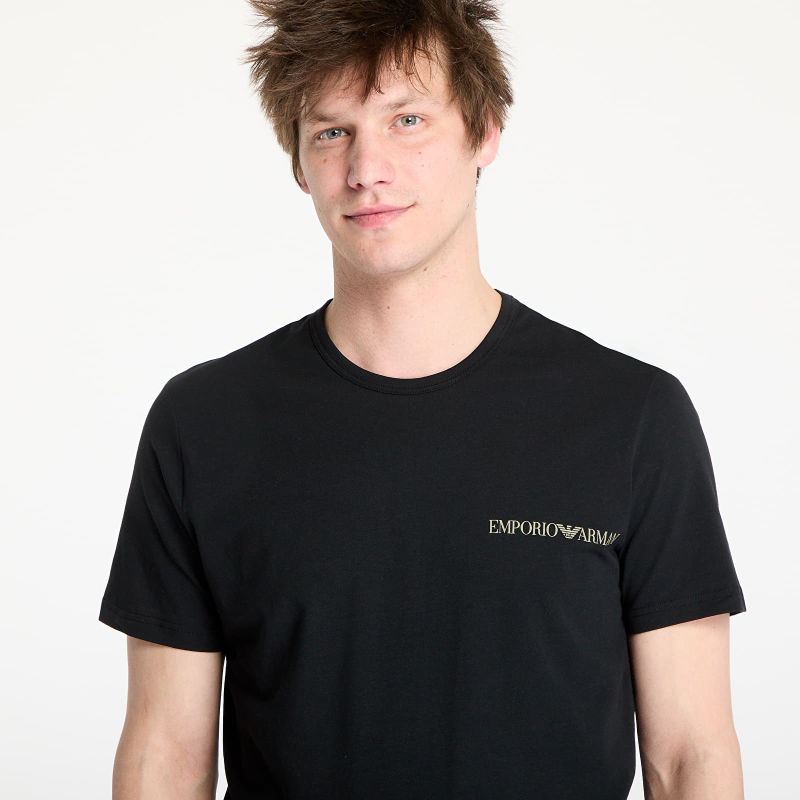 T-shirts EA7 Emporio Armani 2-Pack Crew Neck T-Shirt Black/ Black