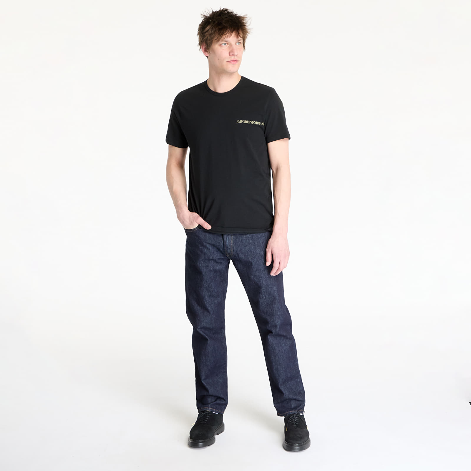 T-shirts EA7 Emporio Armani 2-Pack Crew Neck T-Shirt Black/ Black