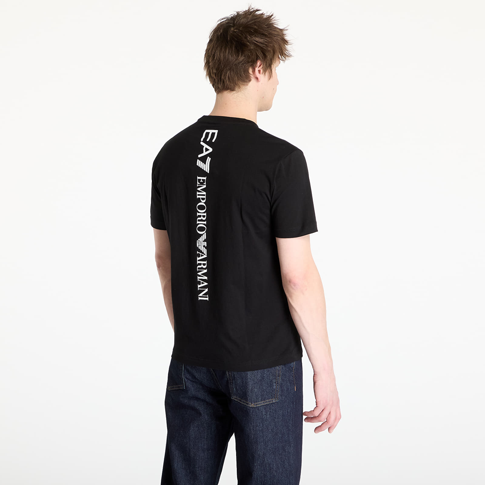 T-särgid EA7 Emporio Armani Train Logo Series M Tee Ss Black/ White