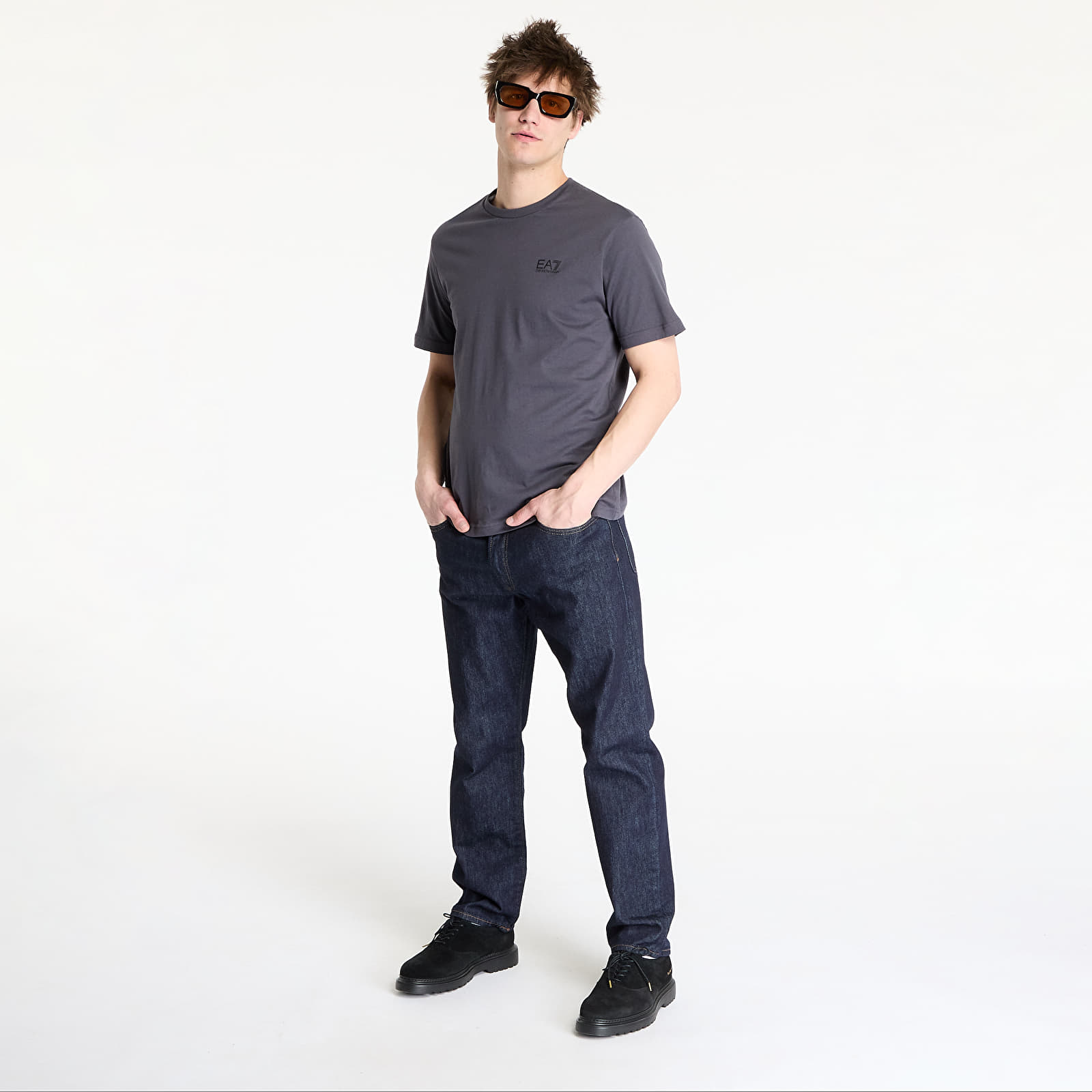 T-särgid EA7 Emporio Armani Train Logo Series M Tee Ss Periscope/ Black