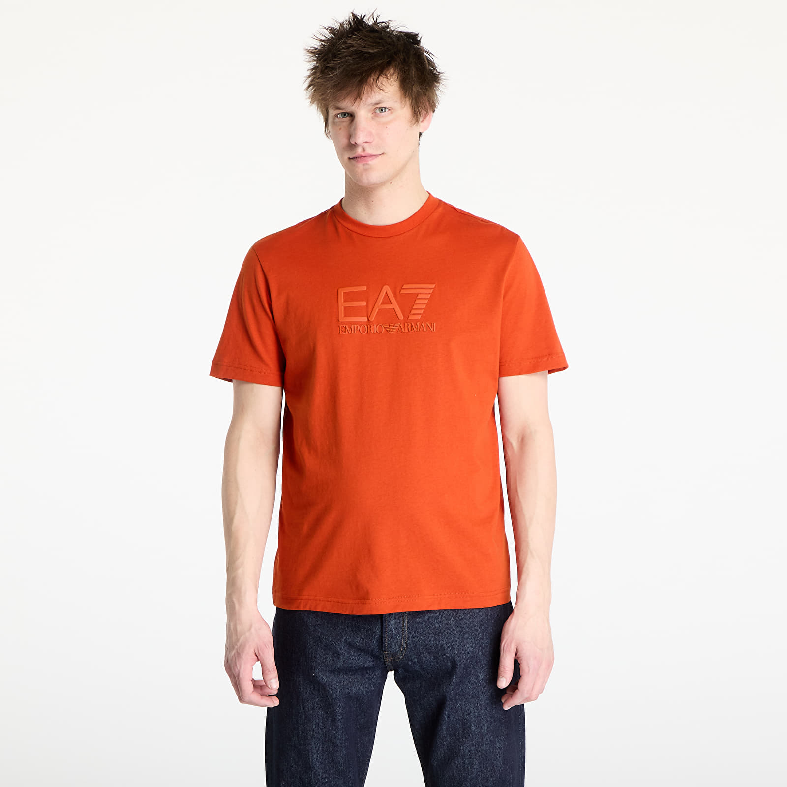 majice kratkih rukava EA7 Emporio Armani Train Visibility M Tee Ss Rooibos Tea