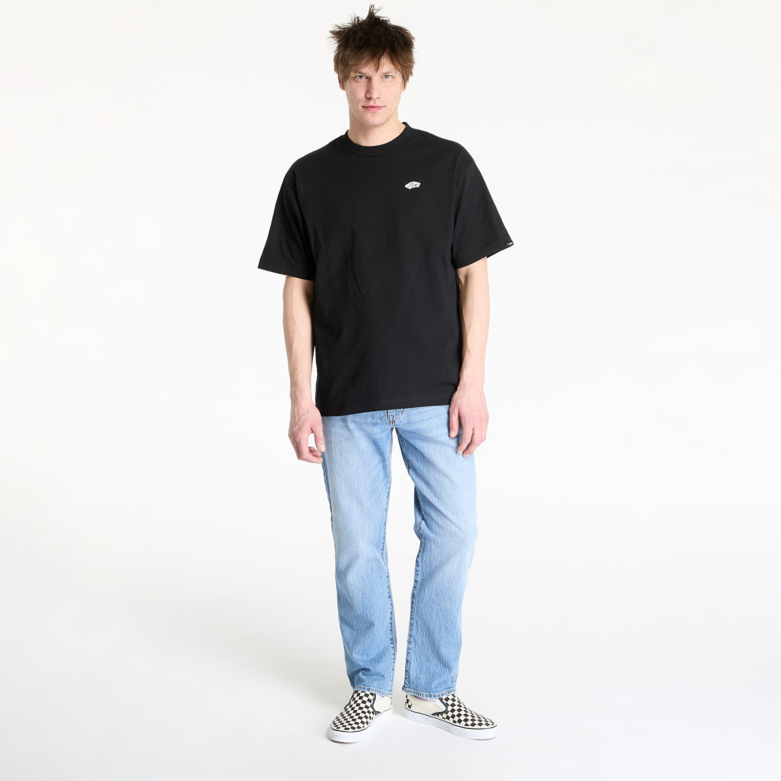 Camisetas Vans Style 76 II Loose SS Tee Black/ White