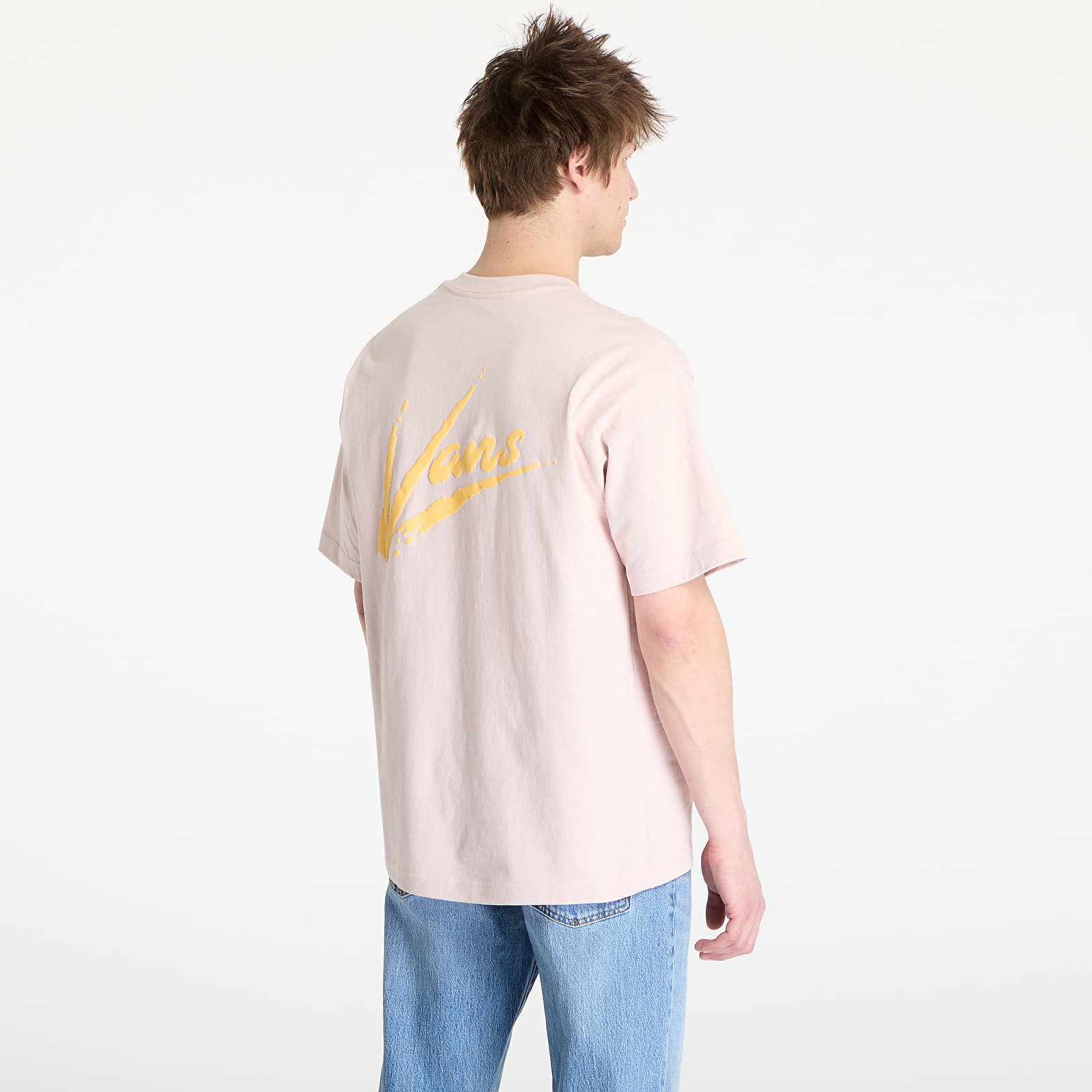 majice kratkih rukava Vans Brush Script Loose SS Tee Sepia Rose