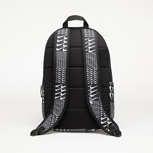 Nike Heritage Backpack Black/ White/ White | Queens