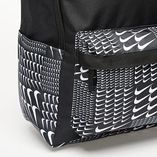 nike heritage backpack black and white