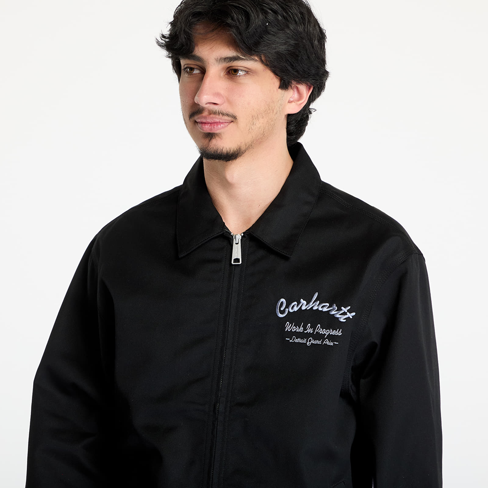 Kurtki męskie Carhartt WIP Racer Module Jacket UNISEX Black/ Yosemite Rigid