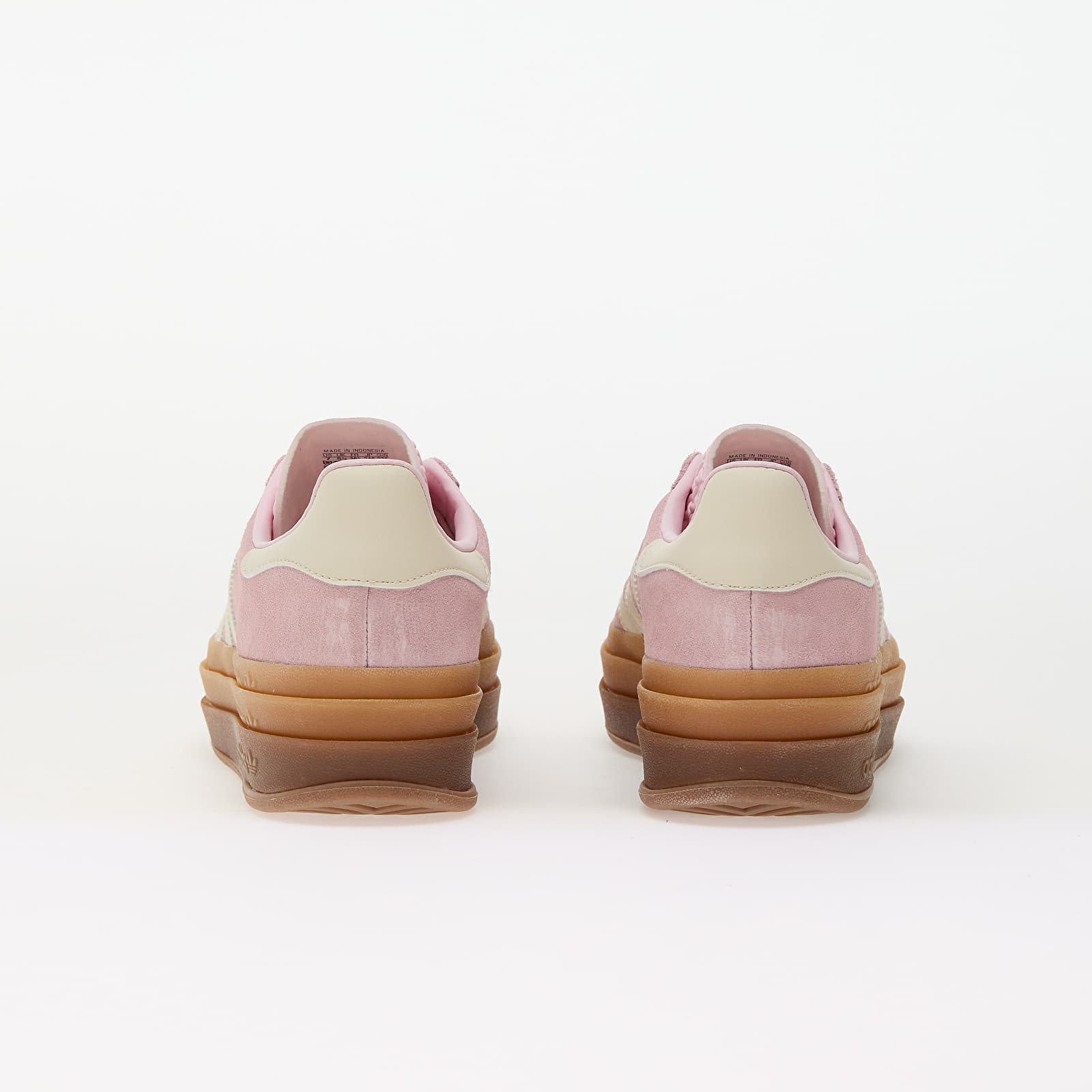 Women's sneakers and shoes adidas Gazelle Bold W Clear Pink/ Crew White/ Gold Metallic
