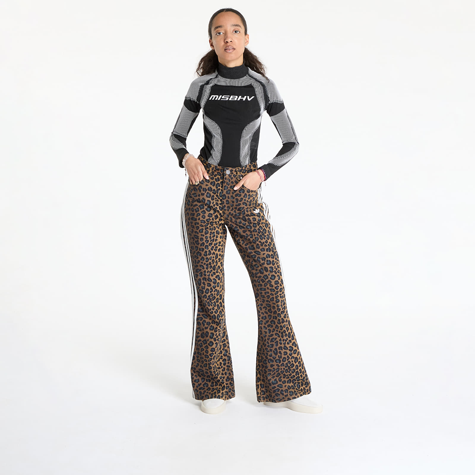 Women's Trousers adidas Denim Slim WL Pants Multicolor