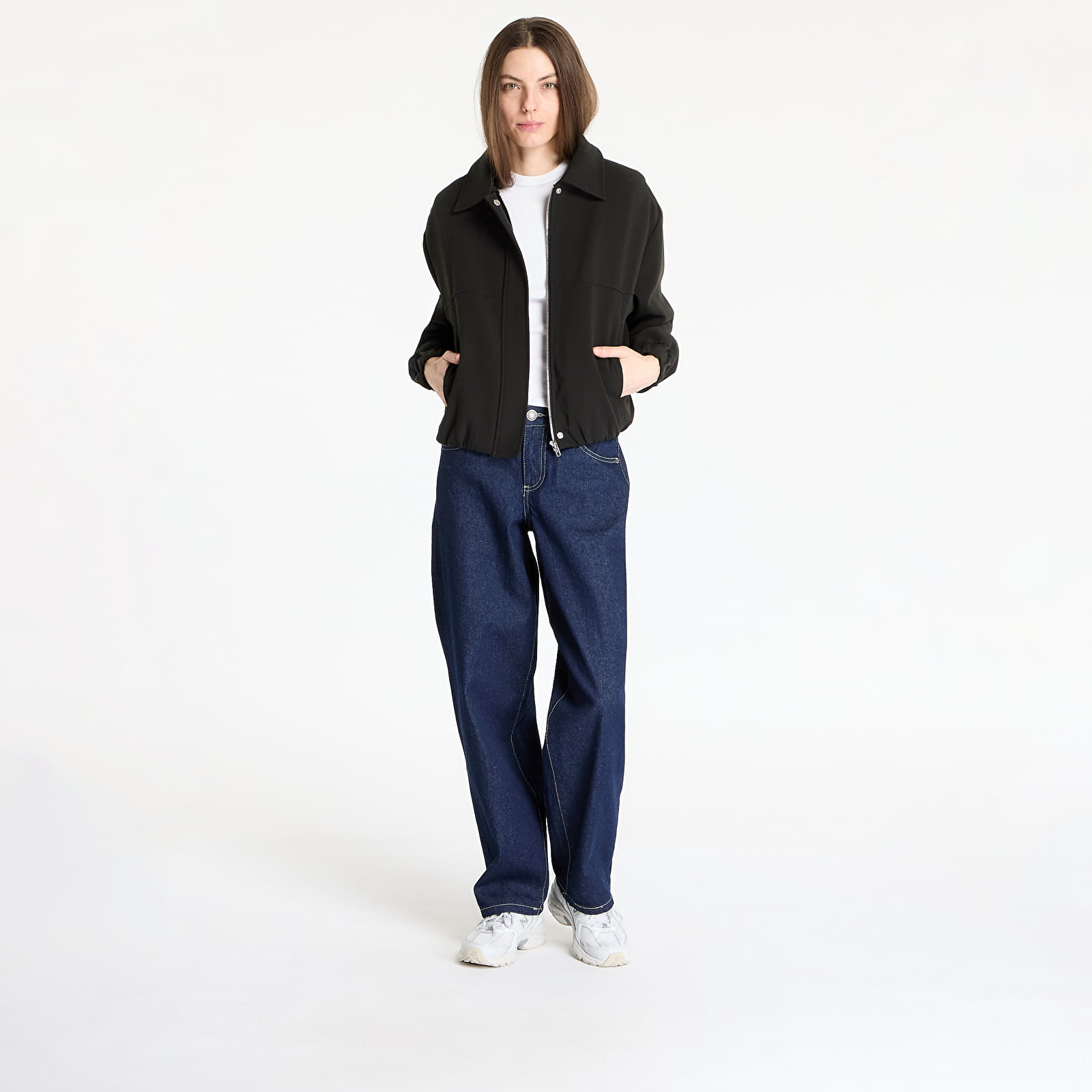 Pants Urban Classics Ladies Mid Waist 90´s Jeans Rinse Washed