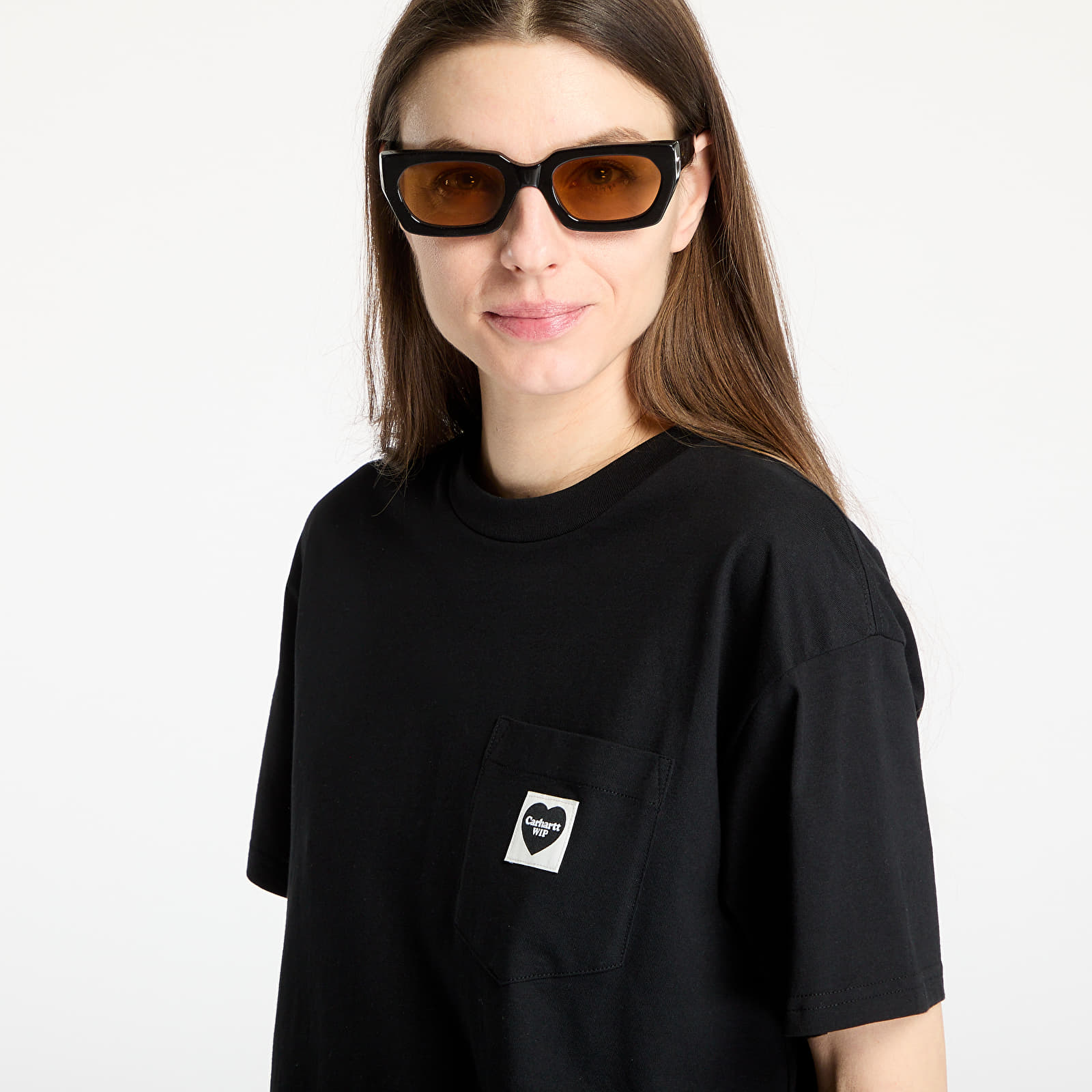 T-särgid Carhartt WIP S/S Pocket Heart T-Shirt Black
