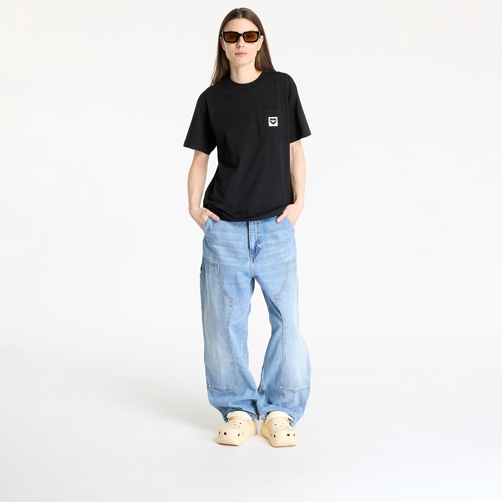 T-särgid Carhartt WIP S/S Pocket Heart T-Shirt Black