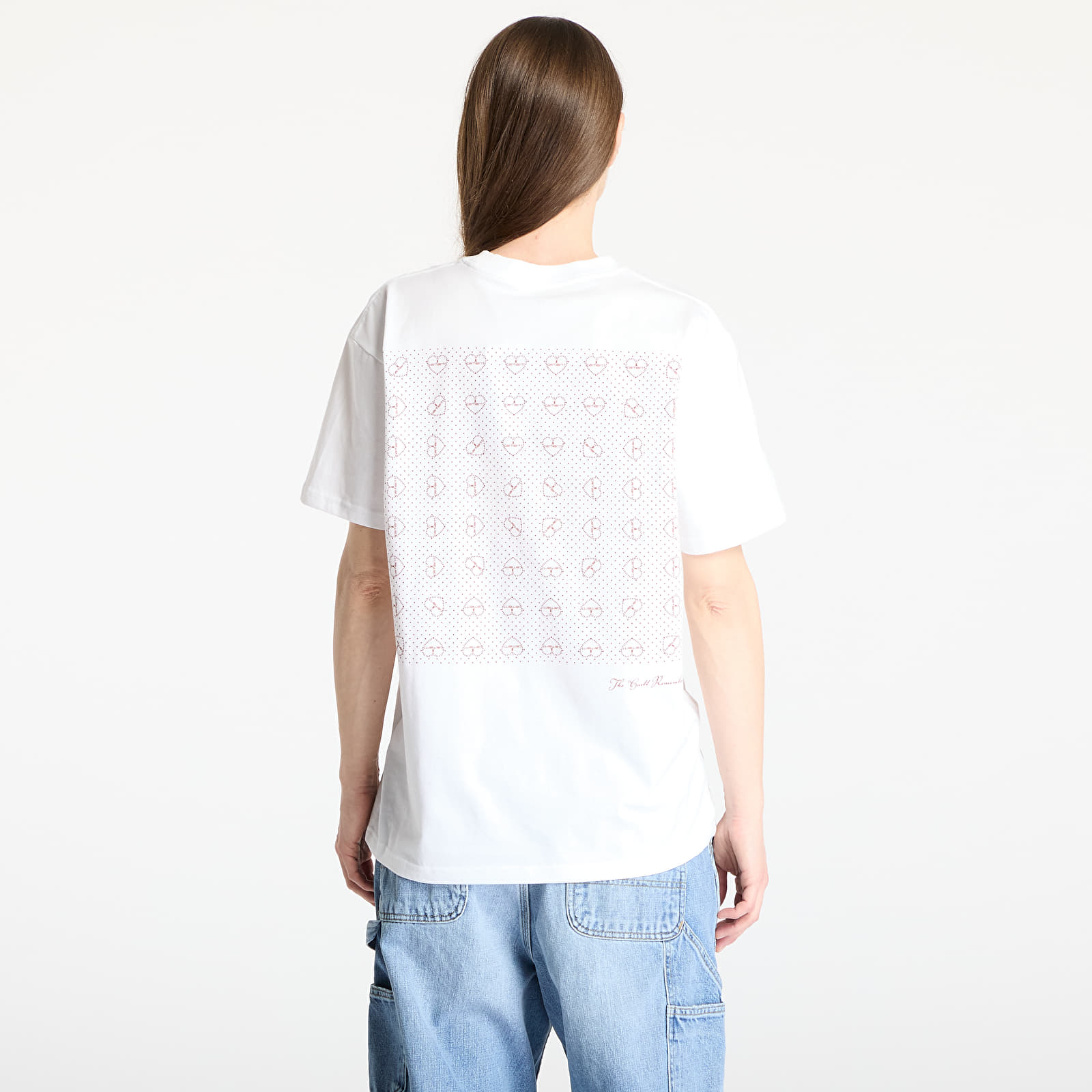 Meeste T-särgid Carhartt WIP S/S Furoshiki T-Shirt White/ Red
