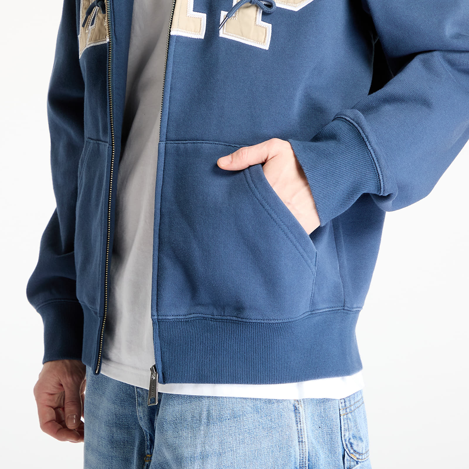 Kapuutsikud ja kampsunid Carhartt WIP Hooded WIP Sweat Jacket Dusky Blue