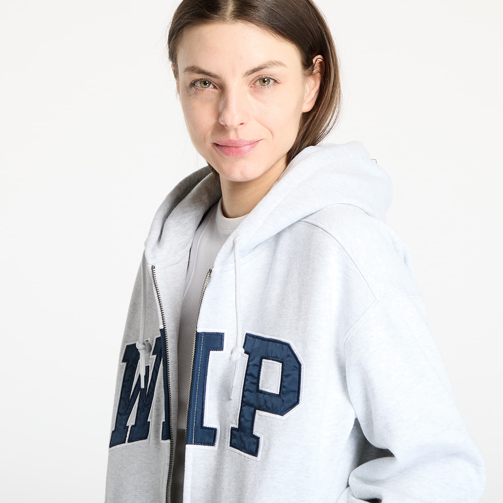 Sudaderas Carhartt WIP Hooded WIP Sweat Jacket UNISEX Ash Heather Stone Washed