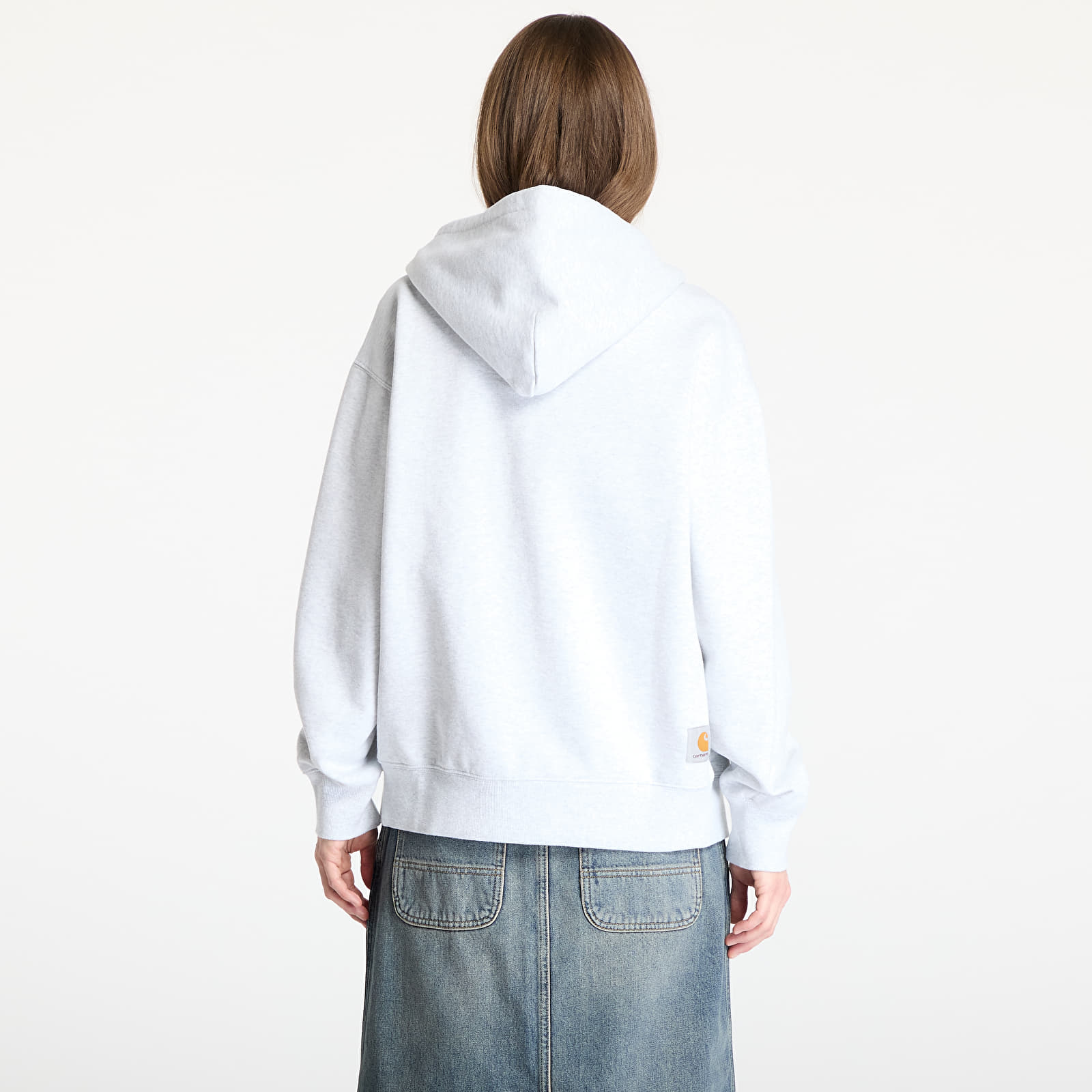 Sudaderas Carhartt WIP Hooded WIP Sweat Jacket UNISEX Ash Heather Stone Washed