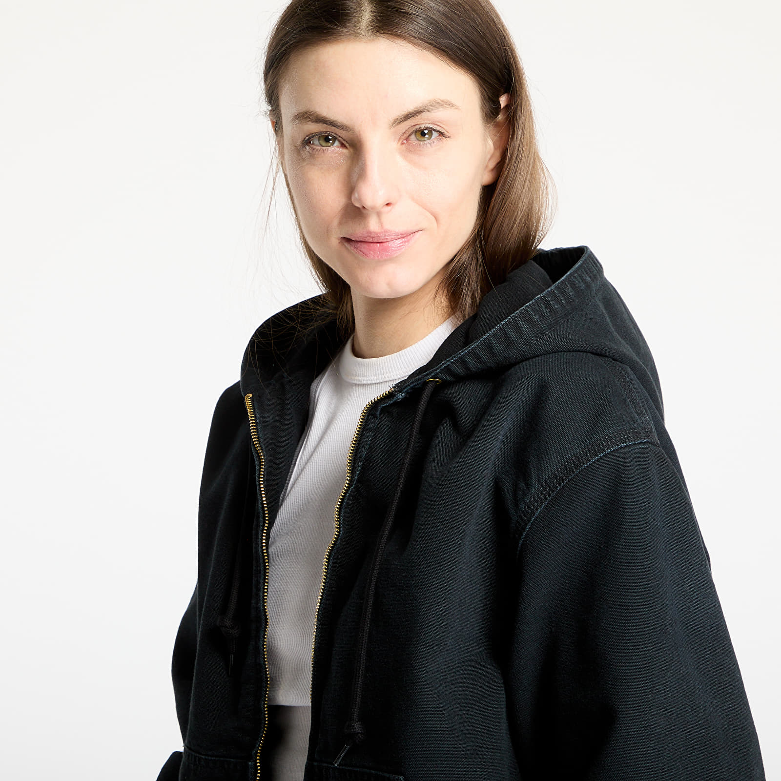 Jacken Carhartt WIP OG Active Jacket Black Stone Canvas