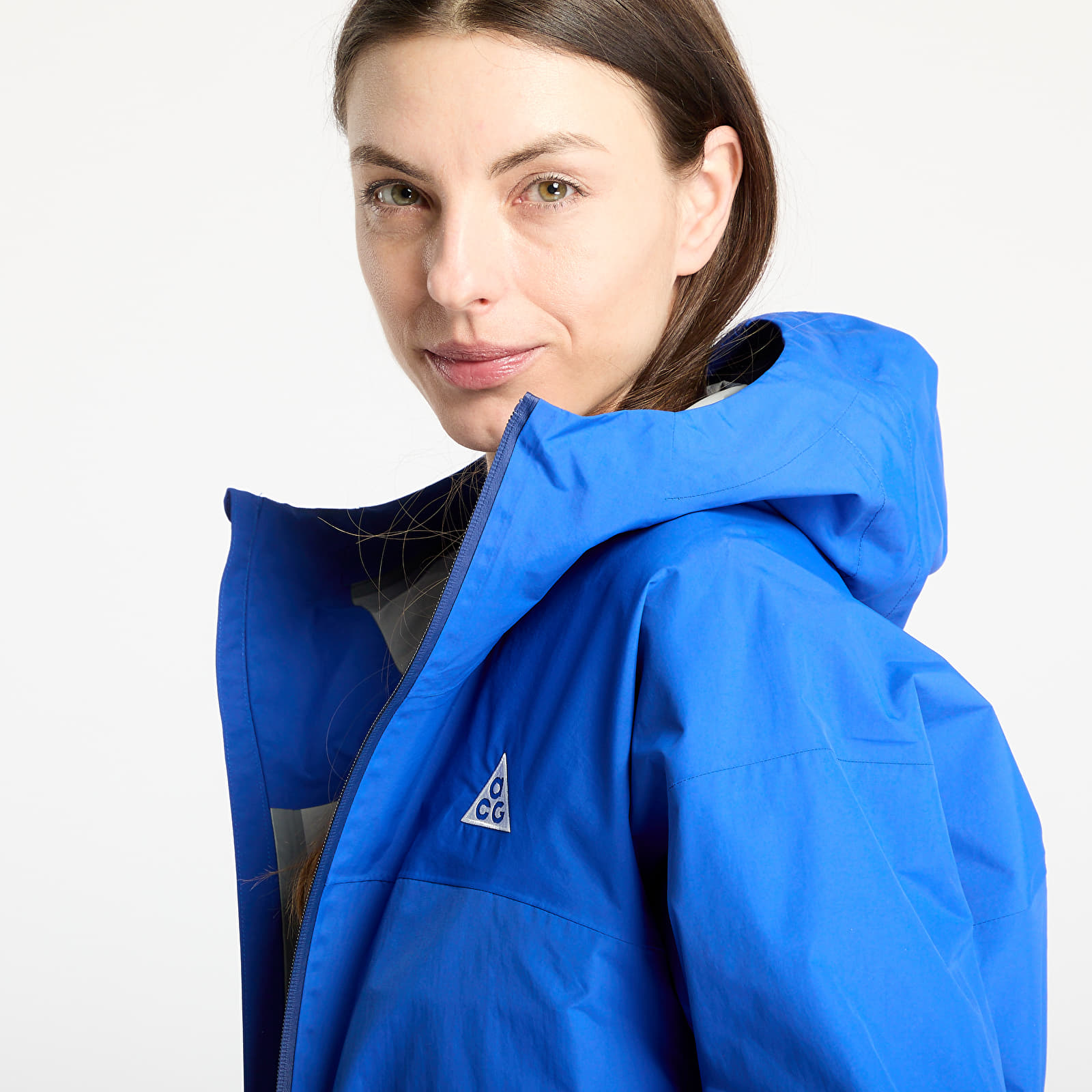 Joped Nike ACG "Morpho" Women's Loose Storm-FIT ADV Rain Jacket Game Royal/ Summit White