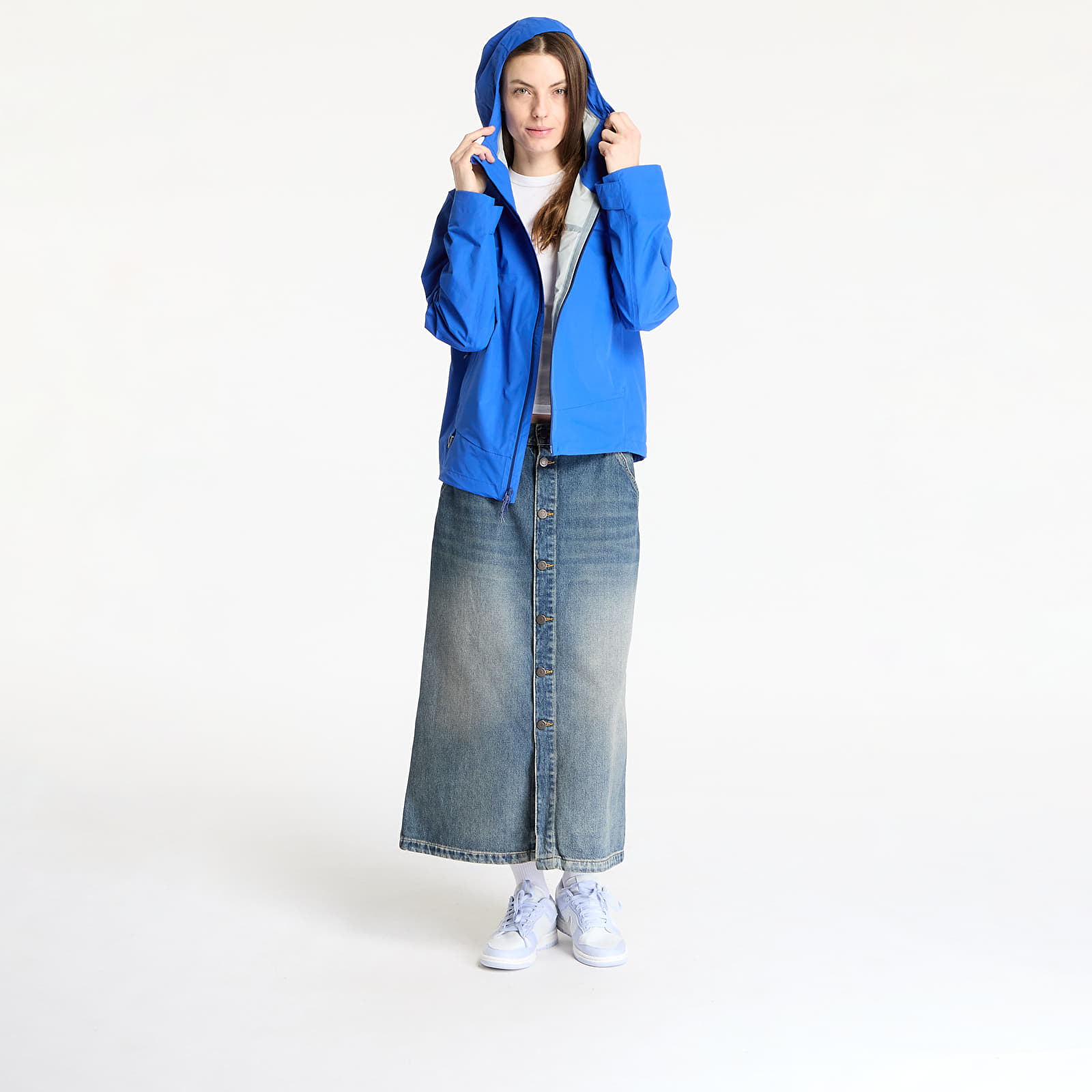 Joped Nike ACG "Morpho" Women's Loose Storm-FIT ADV Rain Jacket Game Royal/ Summit White